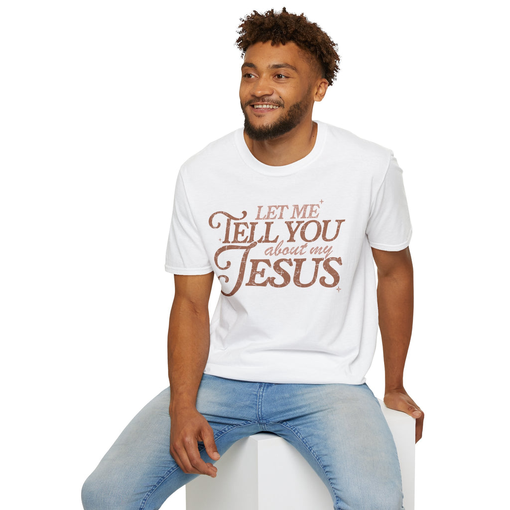 Unisex T-Shirt | Comfy Casual Tee for Every Occasion, About Jesus Graphic, Classic fit