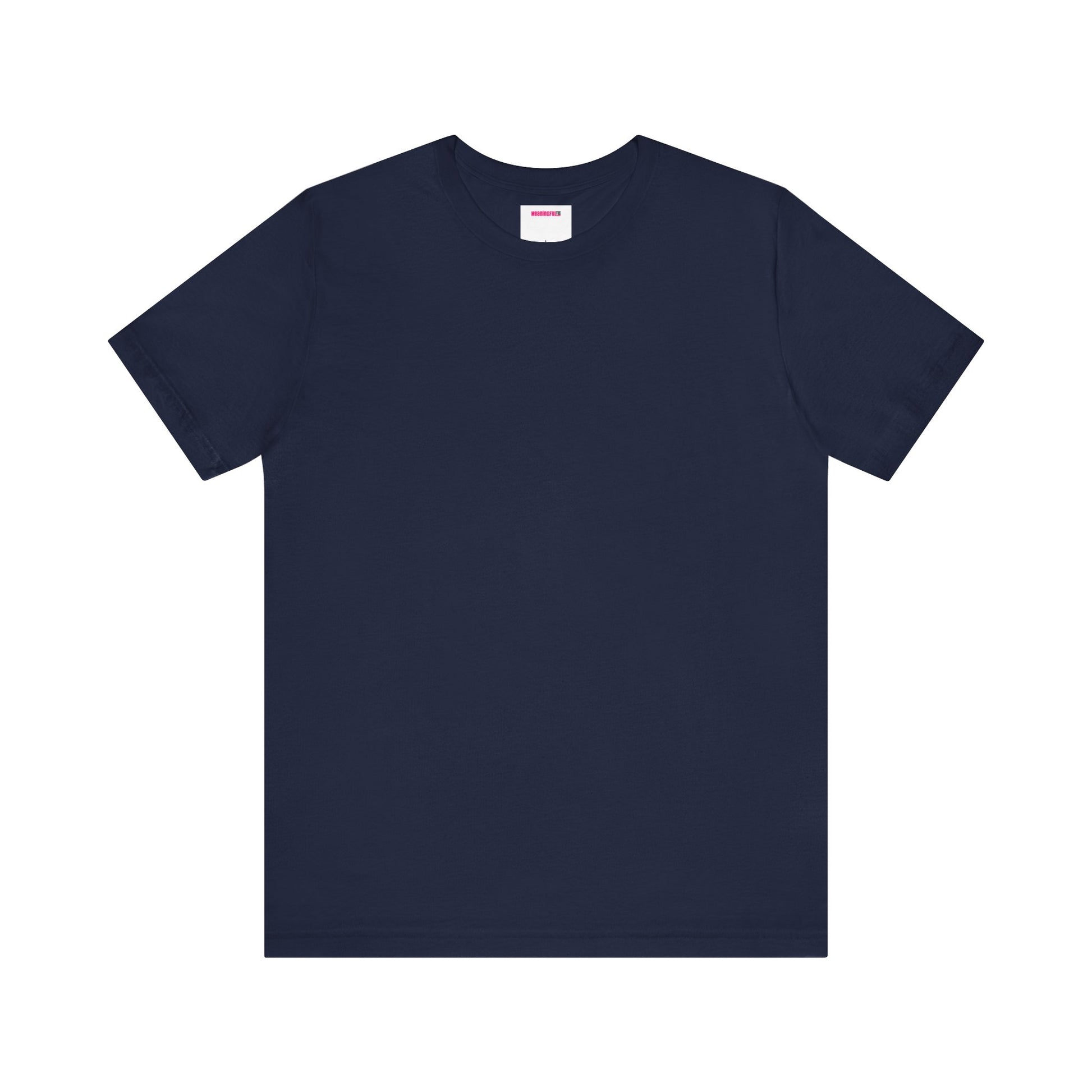 Customizable Unisex Jersey Short Sleeve Tee - Relaxed Fit Casual T-Shirt, Ideal for Everyday Wear, Perfect for Gifts, Festivals, and Celebrations