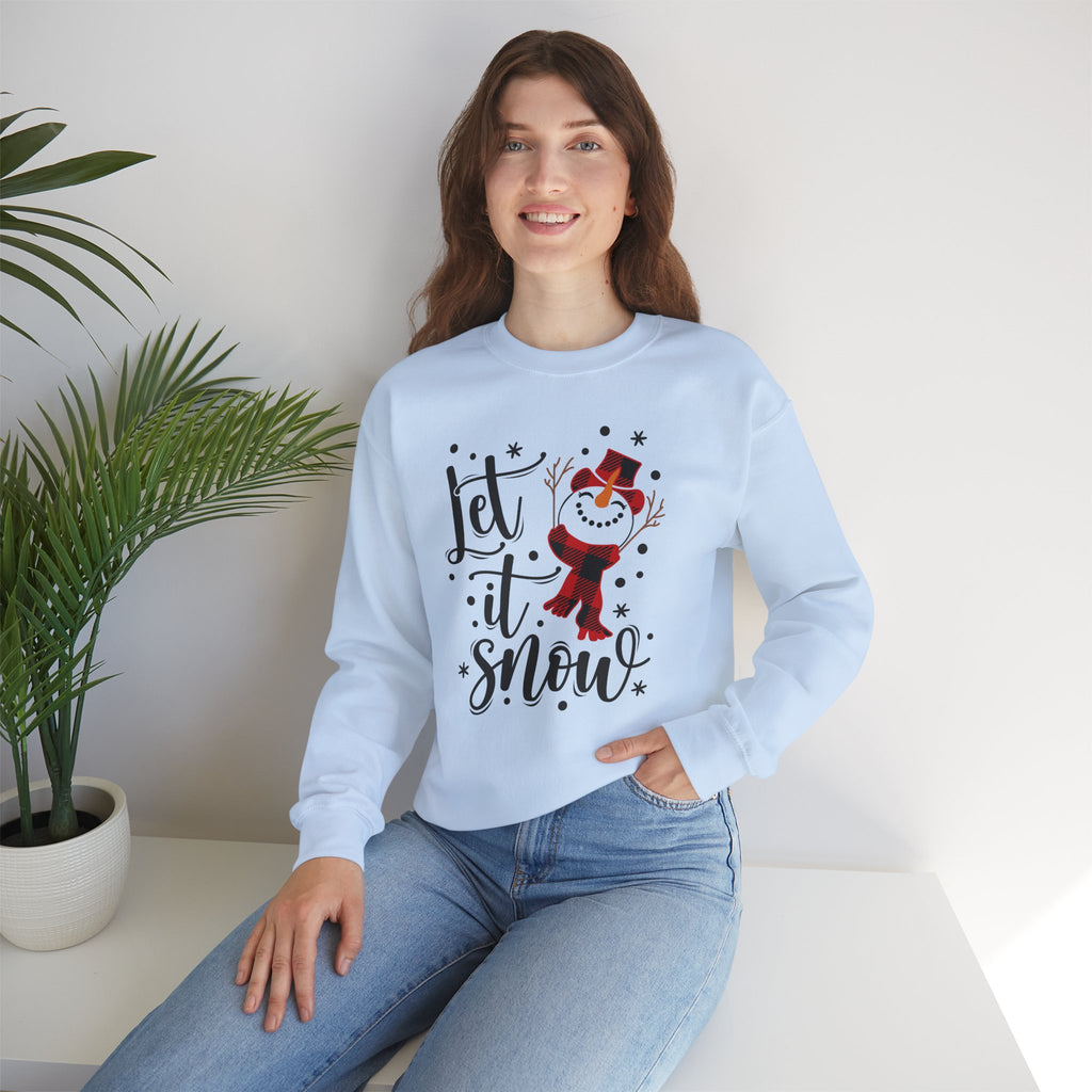 Let It Snow Sweatshirt for Cozy Winter Fun