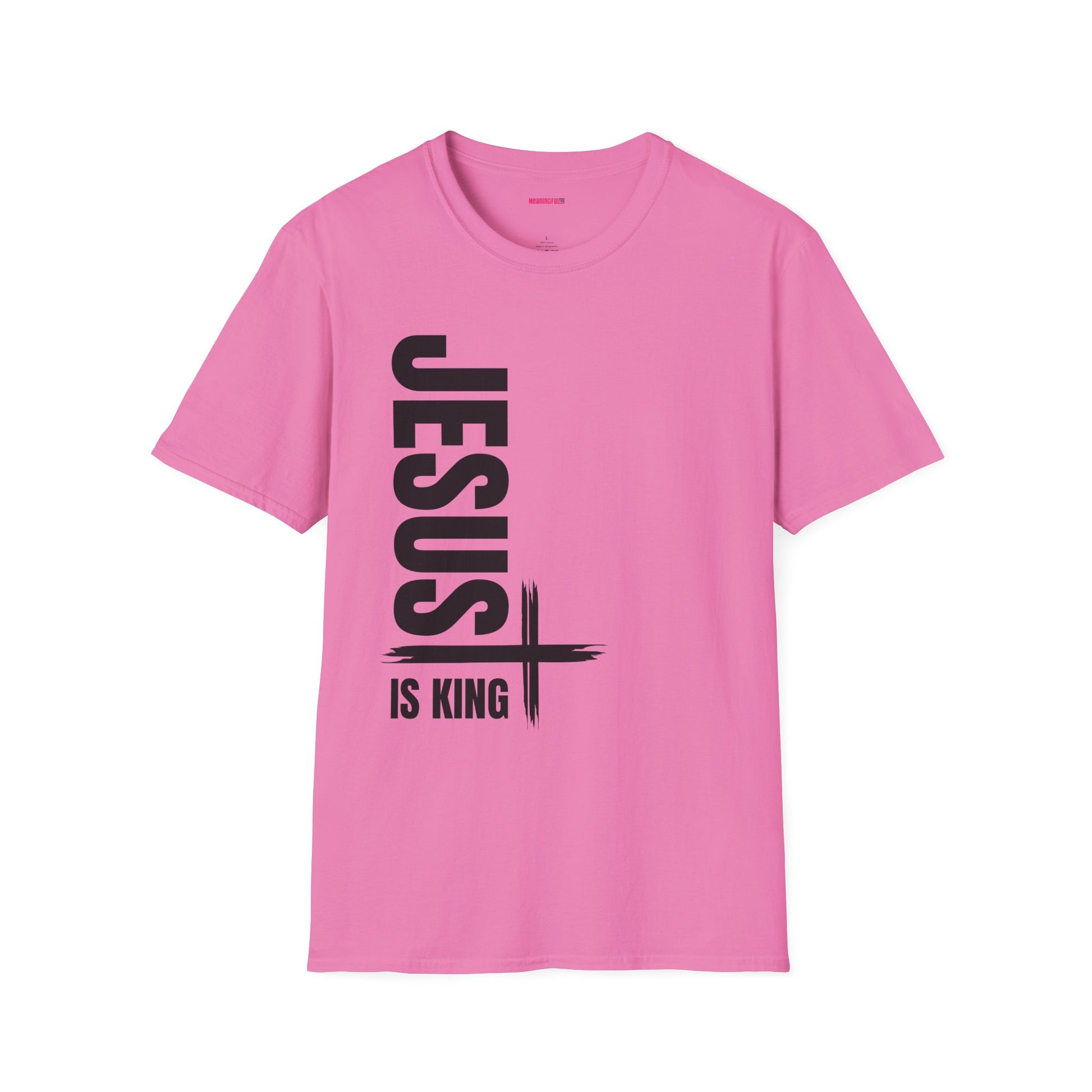 Christian Unisex T-Shirt - Jesus is King Faith-Based Tee for Believers