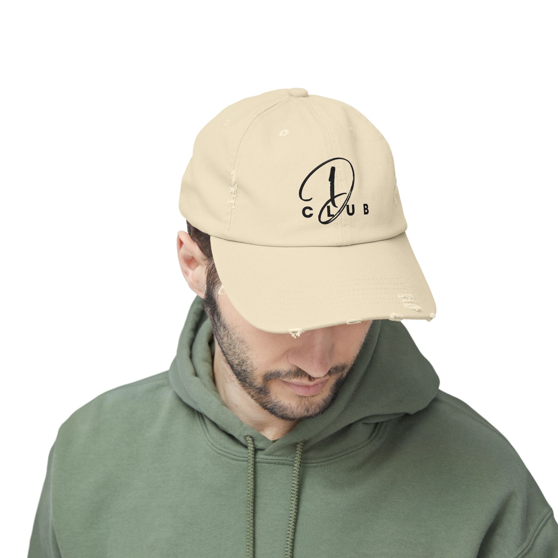 Unisex Distressed Cap, D Club style, Casual Wear, Gift for Friends, Everyday [...]