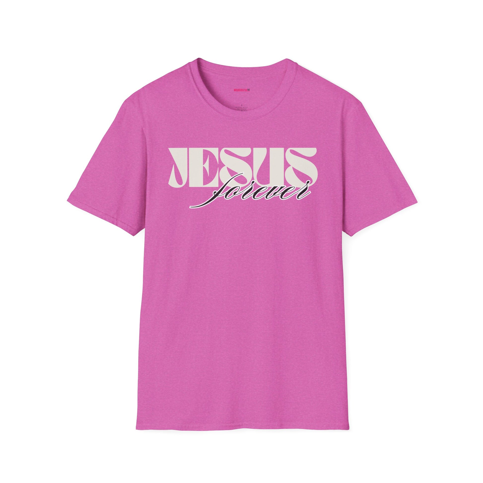 Jesus Forever Unisex T-Shirt | Comfy Casual Tee for Every Occasion, About Jesus Graphic, Classic fit