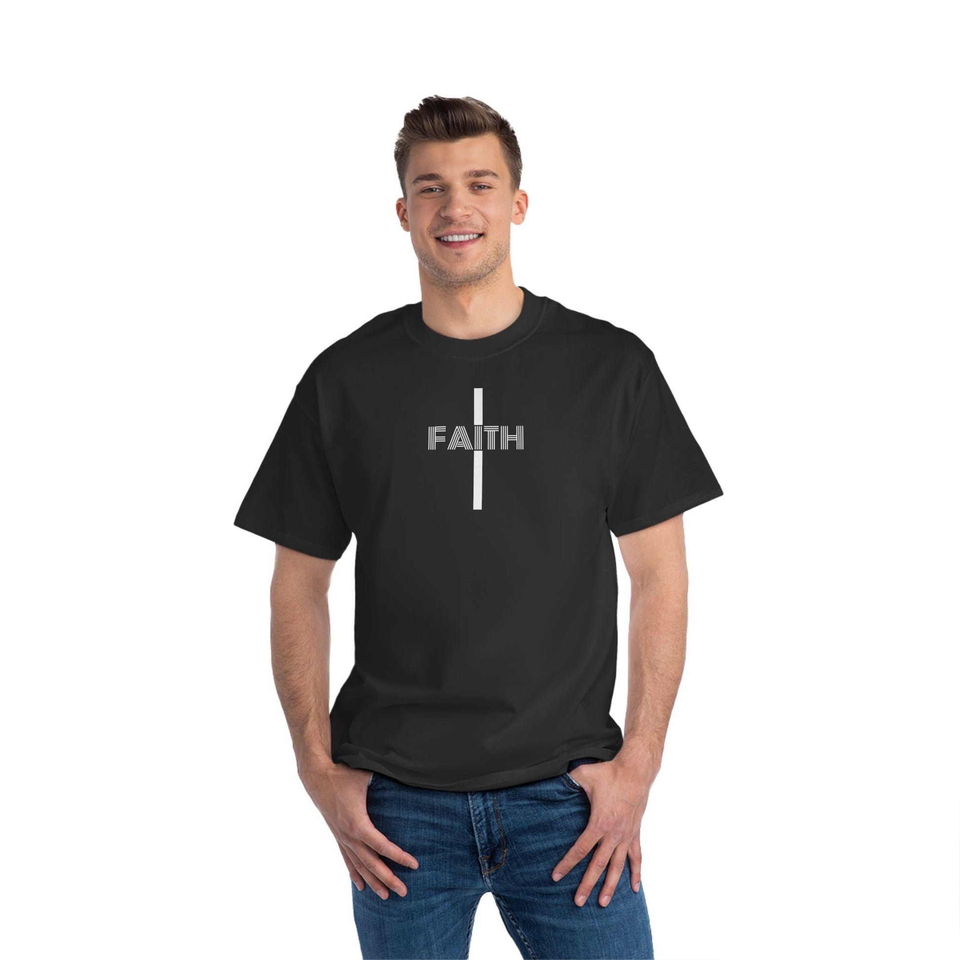 Faith-Inspired Short-Sleeve T-Shirt, Inspirational Tee, Casual Wear, Christian Apparel, Gift for Believers, Faith-Based Clothing