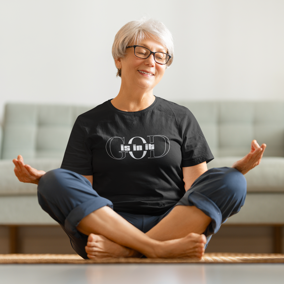 Women's Cotton Tee, Faith-Based T-Shirt, Casual Everyday Wear, Graphic Tee for Women, Spiritual Gift, Comfortable Outfit