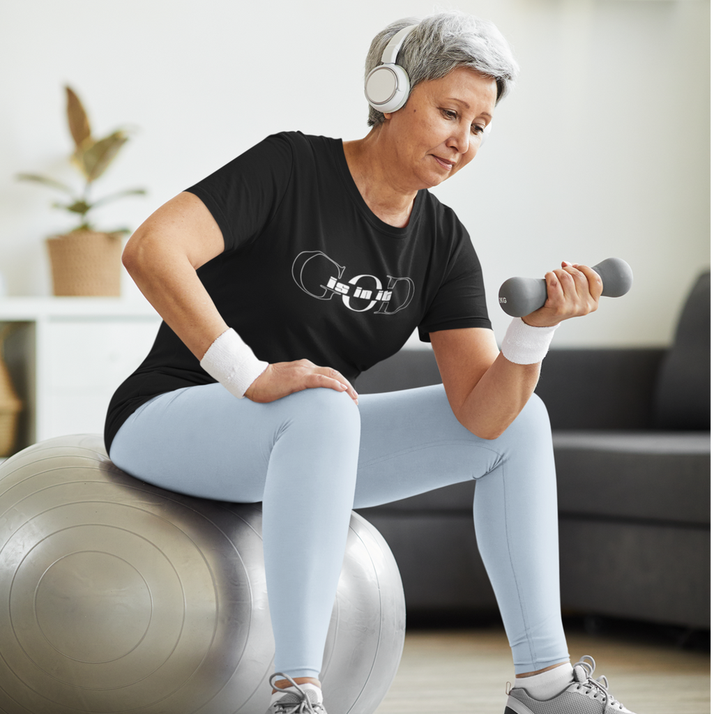 God is it, Women's Cotton Tee, Faith-Based T-Shirt, Casual Everyday Wear, Graphic Tee for Women, Spiritual Gift, Comfortable Outfit