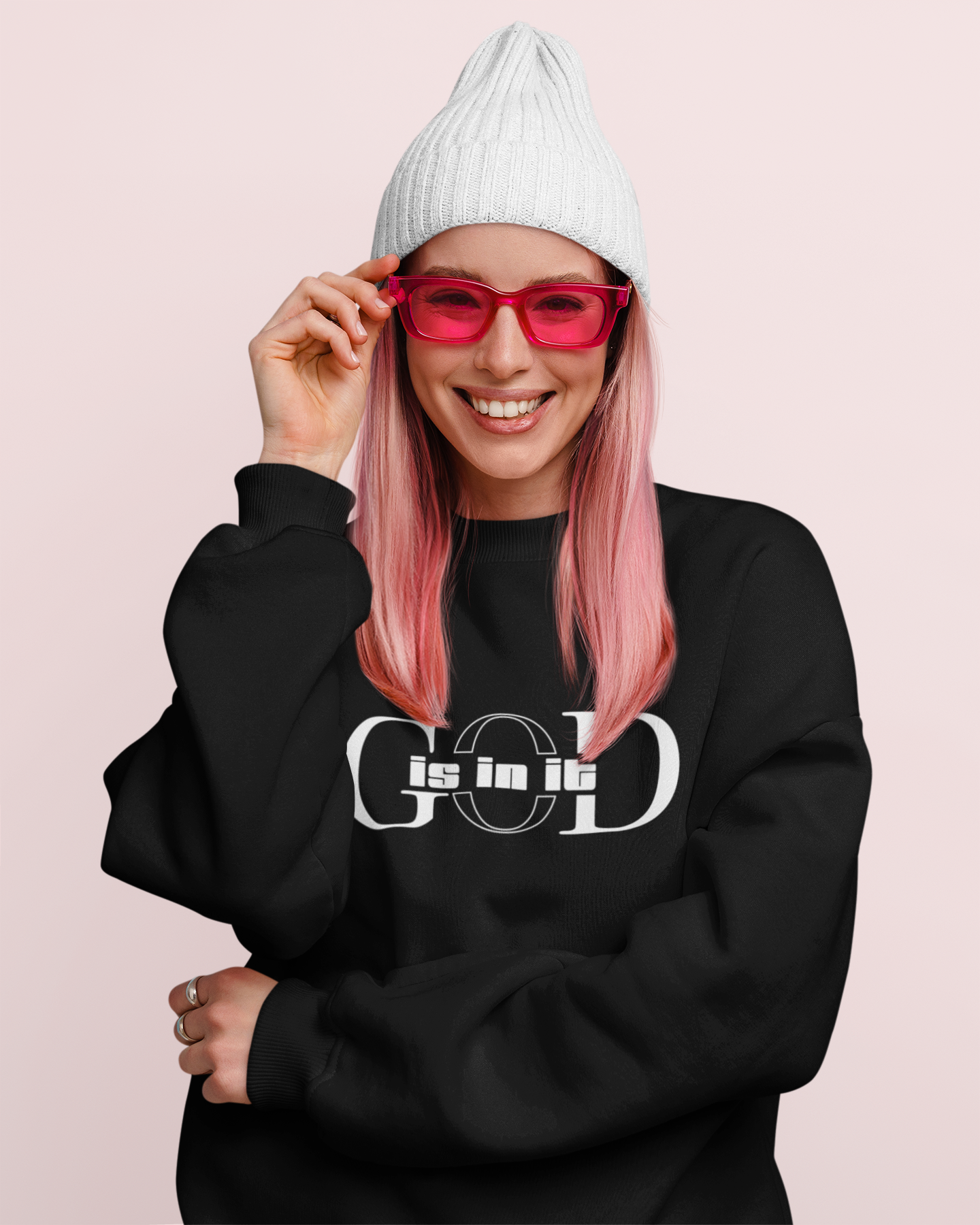 'God is in it' Crewneck Sweatshirt