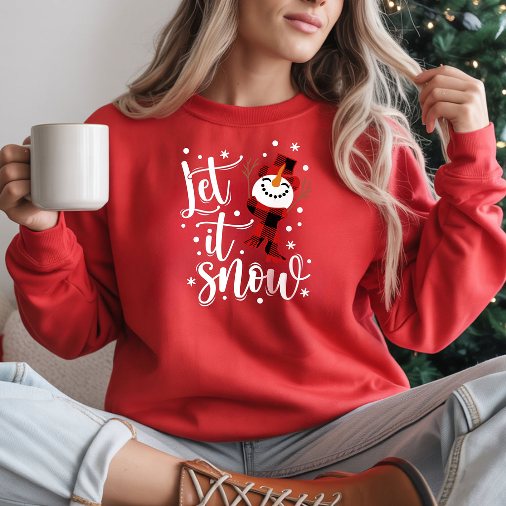 Let It Snow Sweatshirt for Cozy Winter Fun