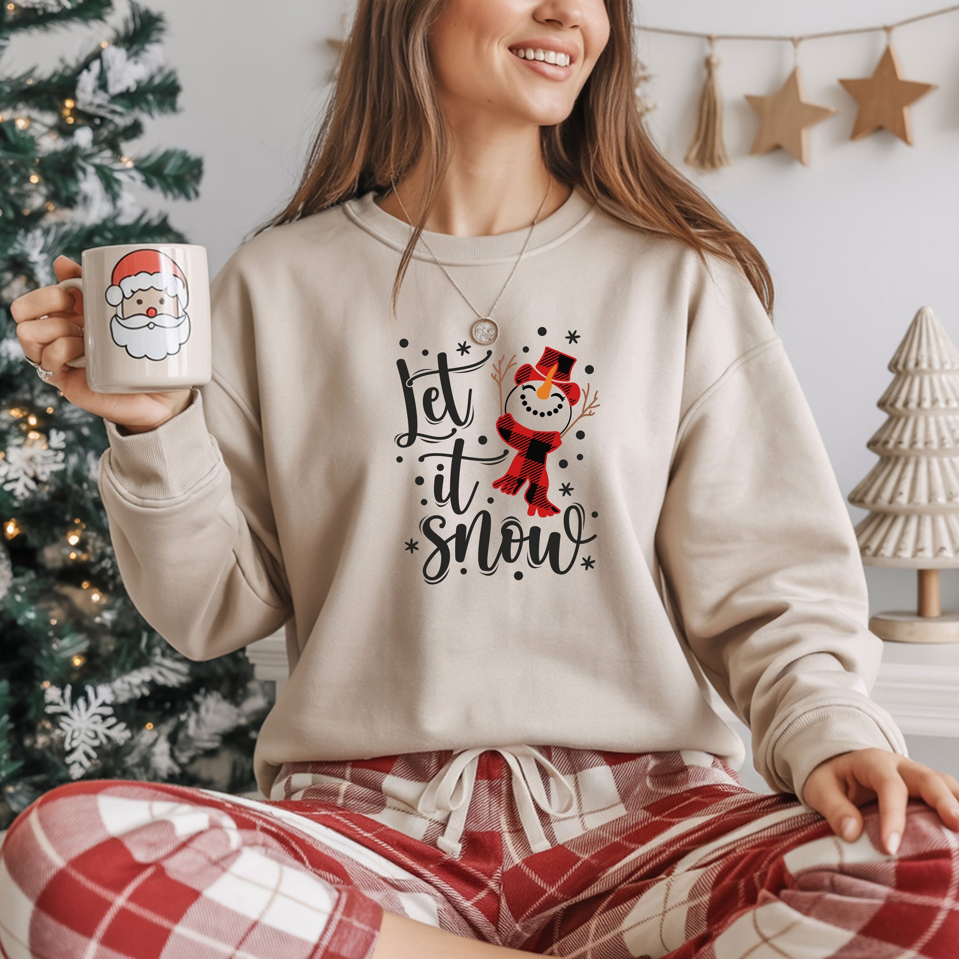 Let It Snow Sweatshirt for Cozy Winter Fun