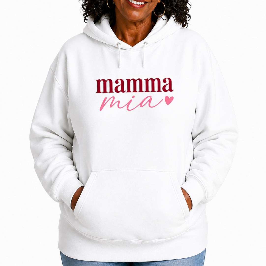 Mother's Day Hoodie— Retro Script "Mama" Mother's Day Sweatshirt Gift