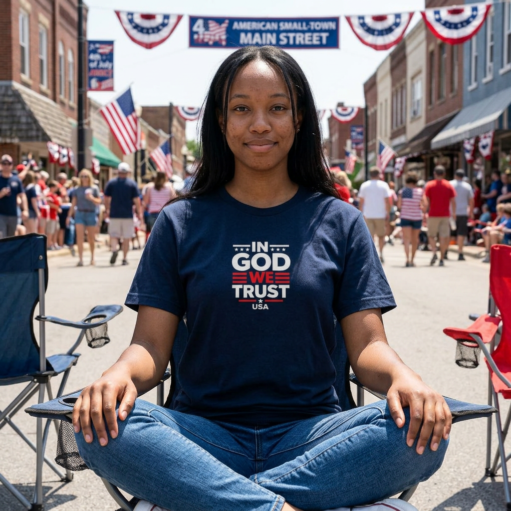 USA "In God We Trust" 4th of July T-Shirt