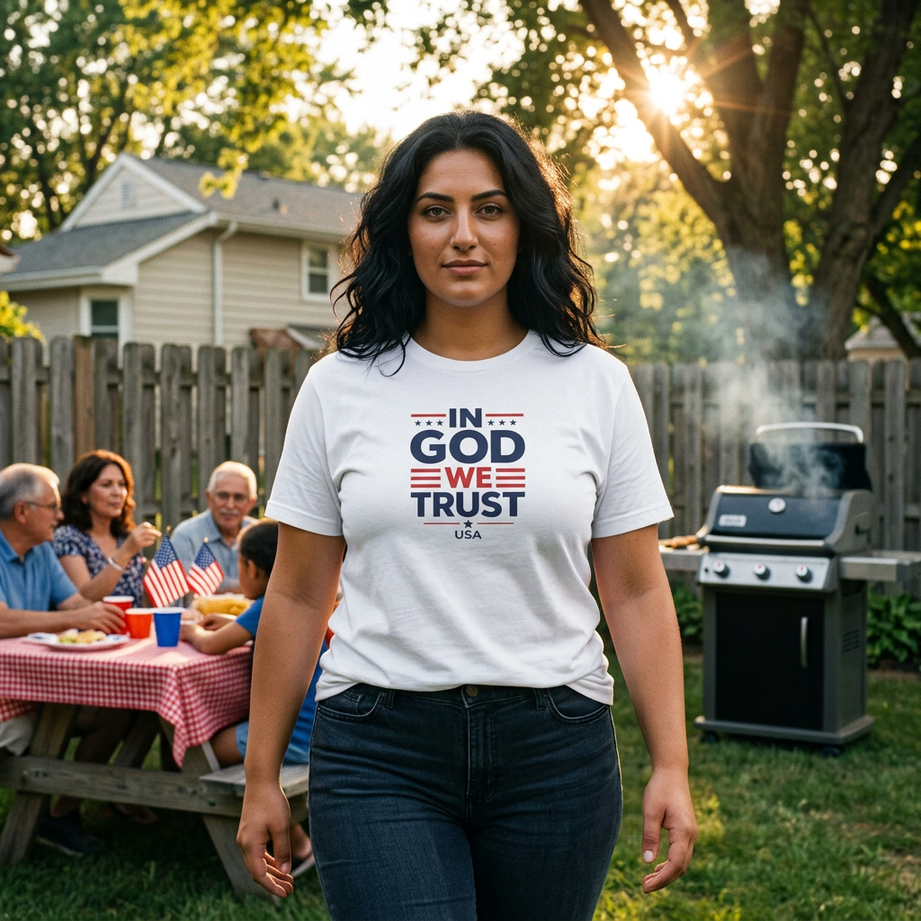 USA "In God We Trust" 4th of July T-Shirt