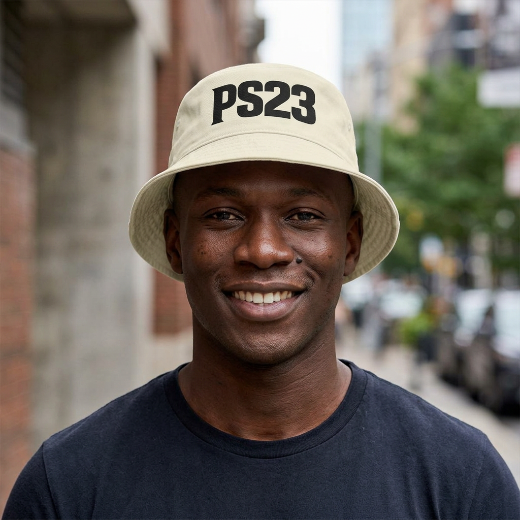PS23, Psalm 23 Bucket Hat — Retro Streetwear Logo Hat