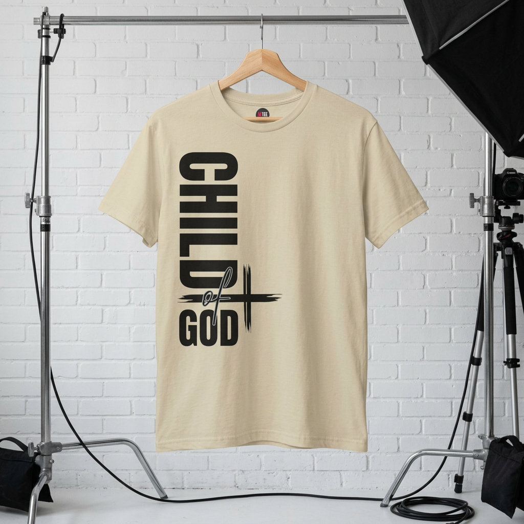 Child of God Vertical Cross T-Shirt