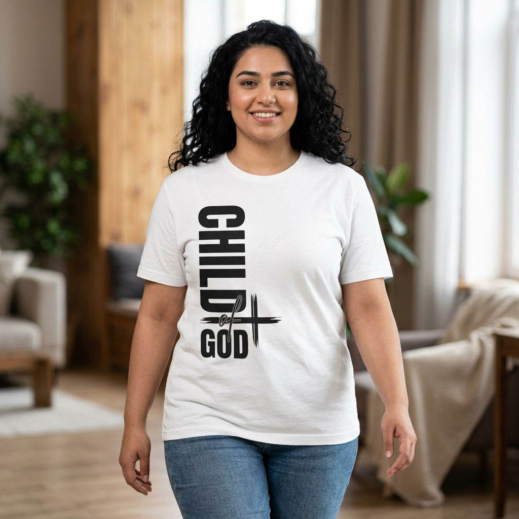 Child of God Vertical Cross T-Shirt