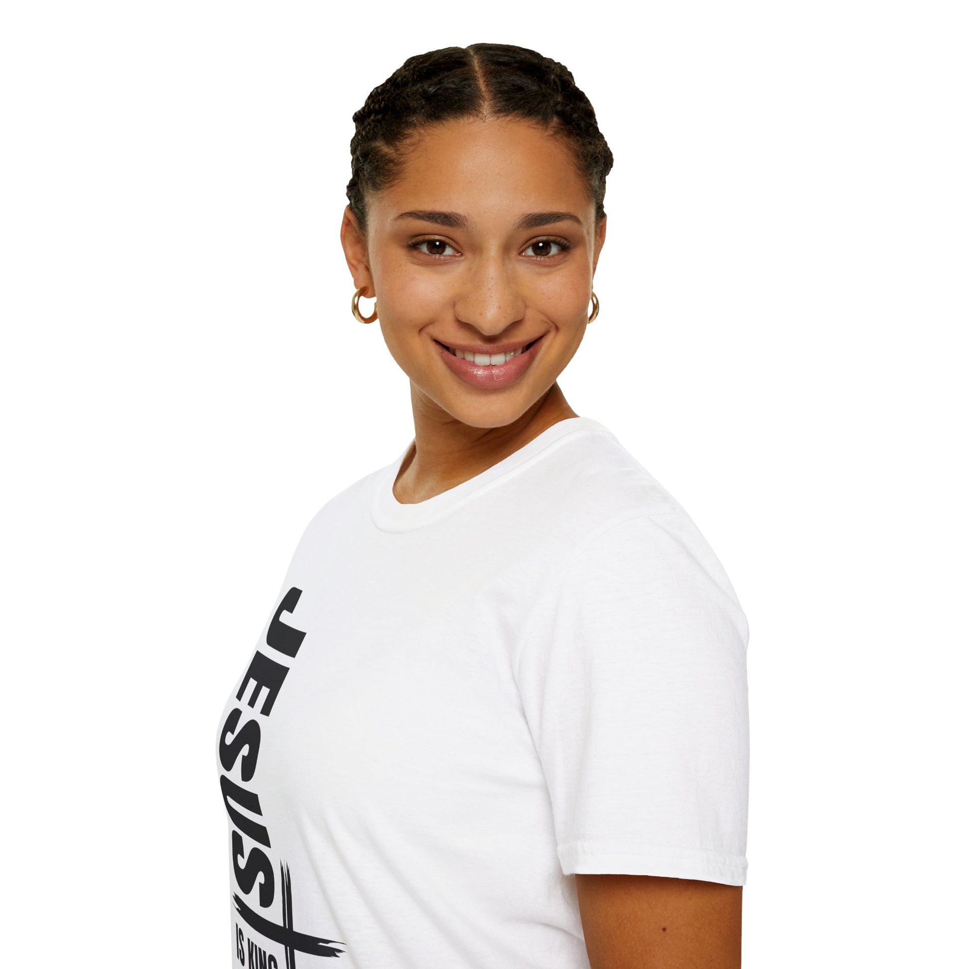 Christian Unisex T-Shirt - Jesus is King Faith-Based Tee for Believers