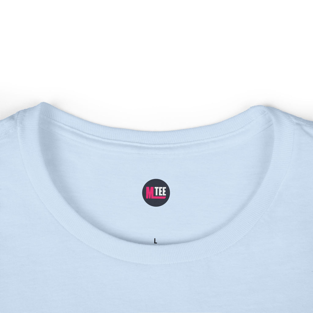 Women's Minimalist Softstyle Tee, Casual Top, Everyday Wear, Gift for Her, Comfortable Fashion | Faith-based , "God is in it" women T-shirt