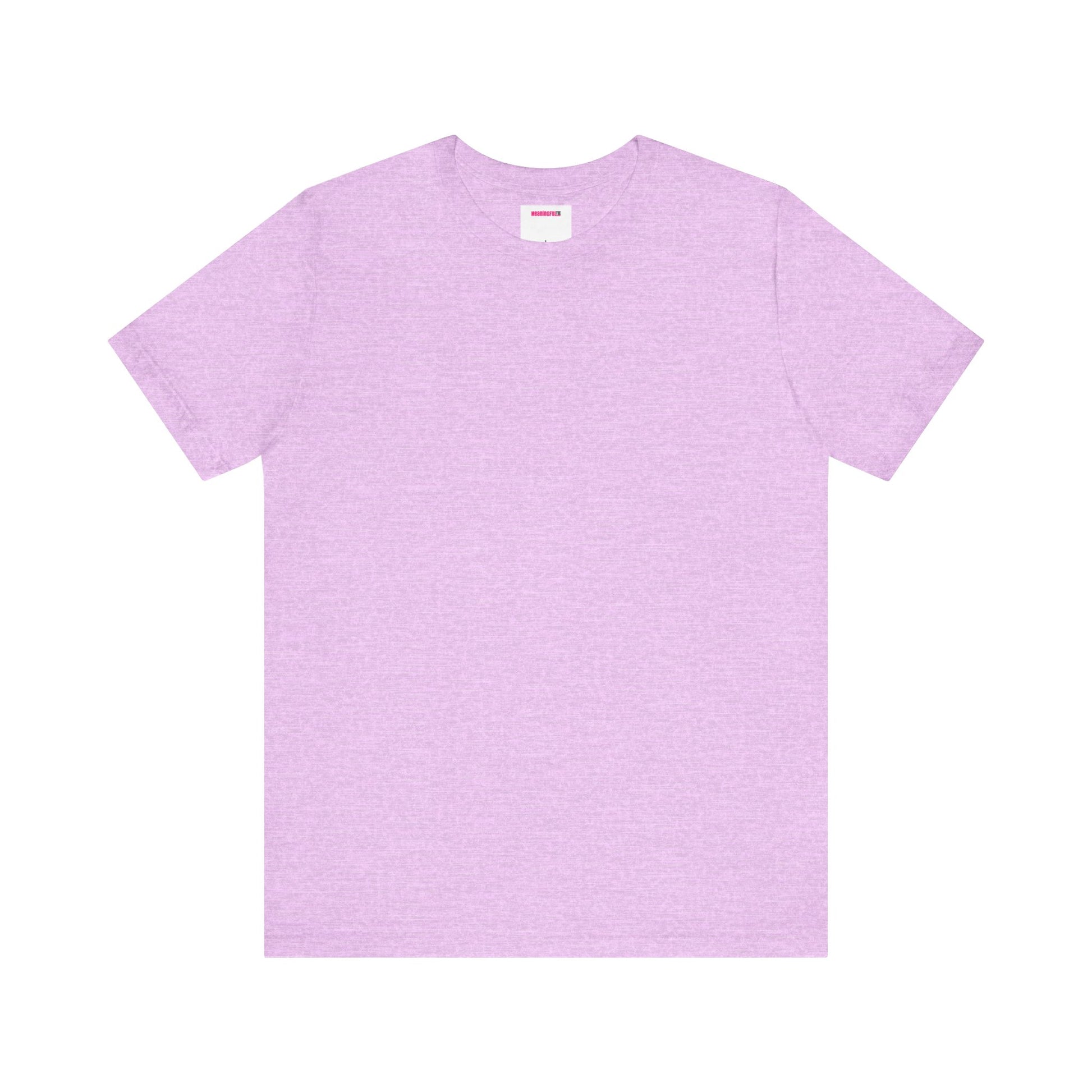 Customizable Unisex Jersey Short Sleeve Tee - Relaxed Fit Casual T-Shirt, Ideal for Everyday Wear, Perfect for Gifts, Festivals, and Celebrations