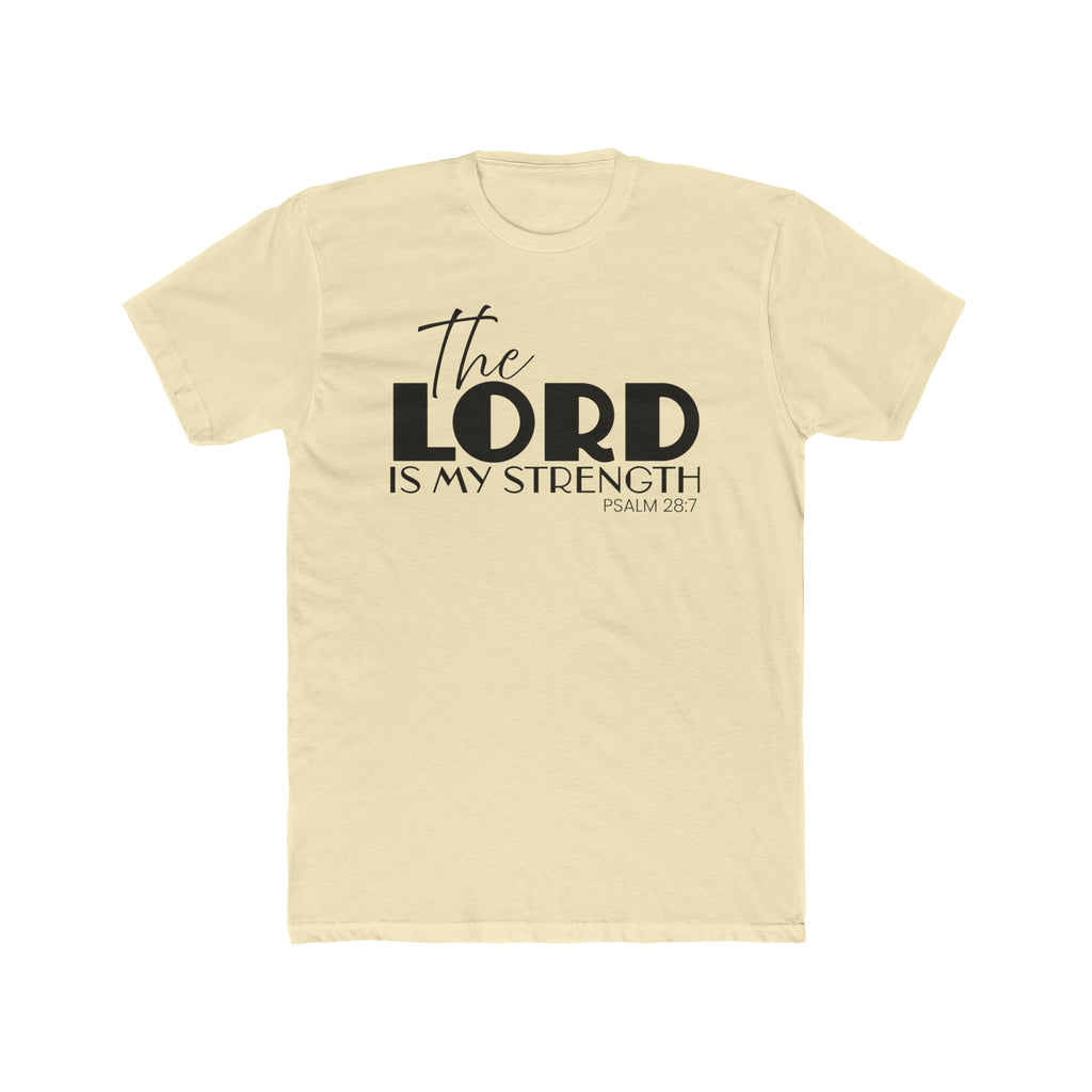 Psalm 28:7, The Lord Is My Strength Crew Neck Tee