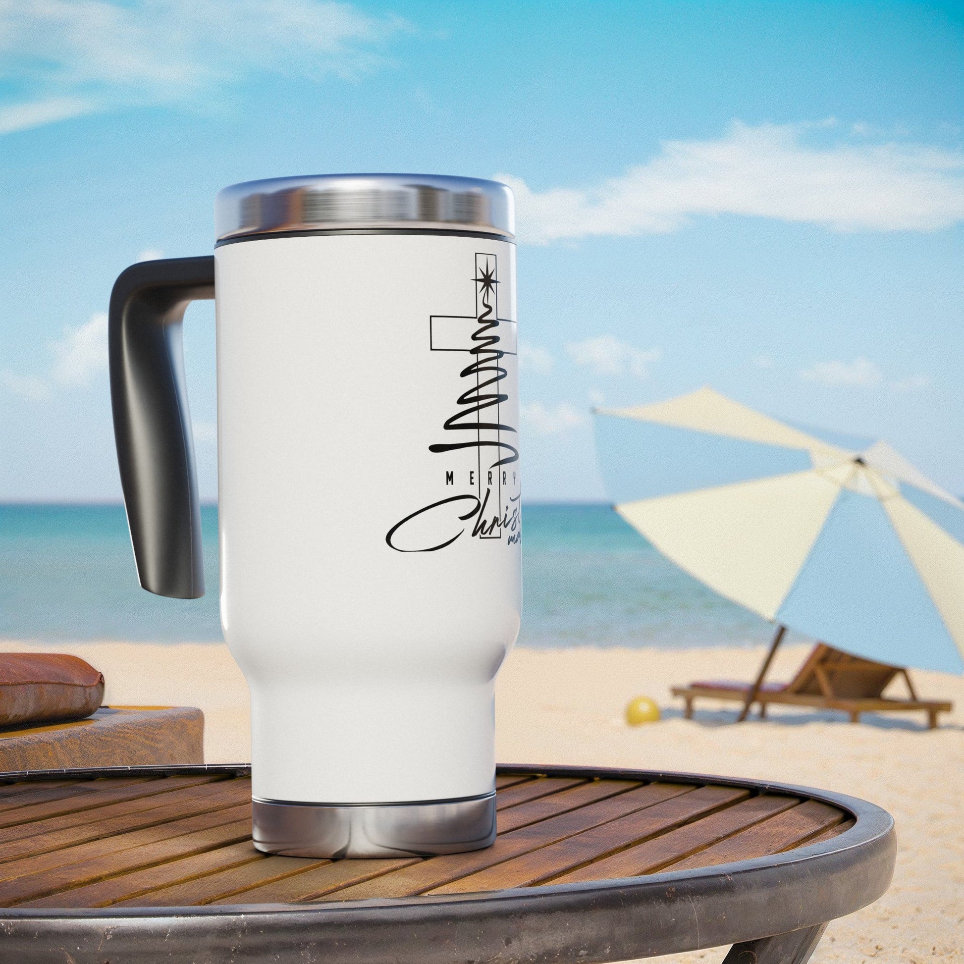 Christmas Stainless Steel Travel Mug