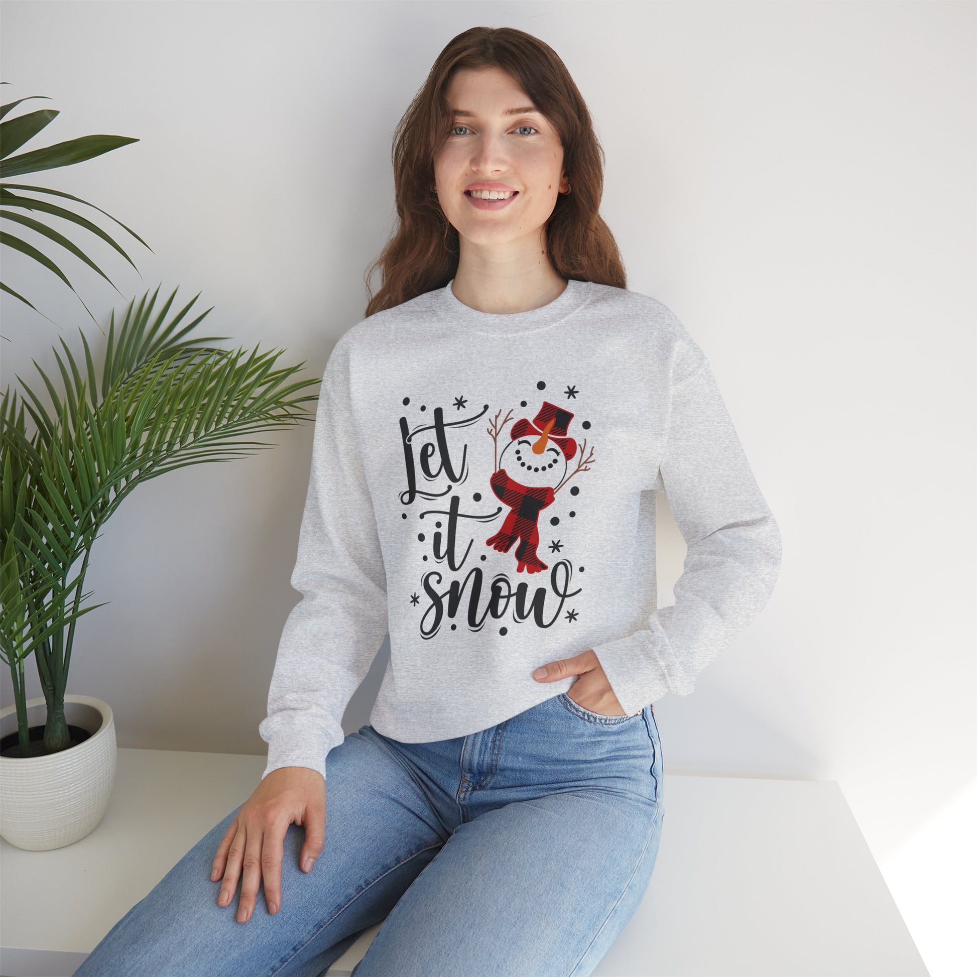 Let It Snow Sweatshirt for Cozy Winter Fun
