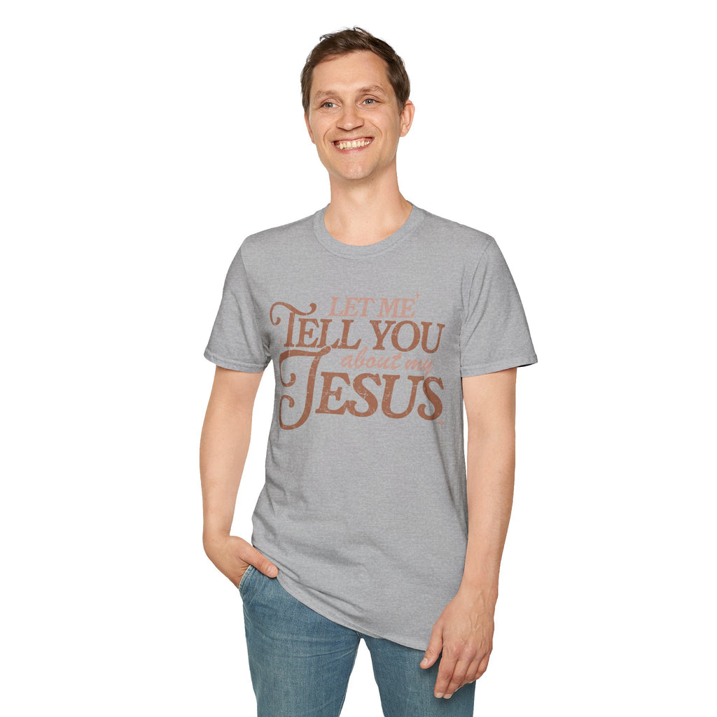 Unisex T-Shirt | Comfy Casual Tee for Every Occasion, About Jesus Graphic, Classic fit