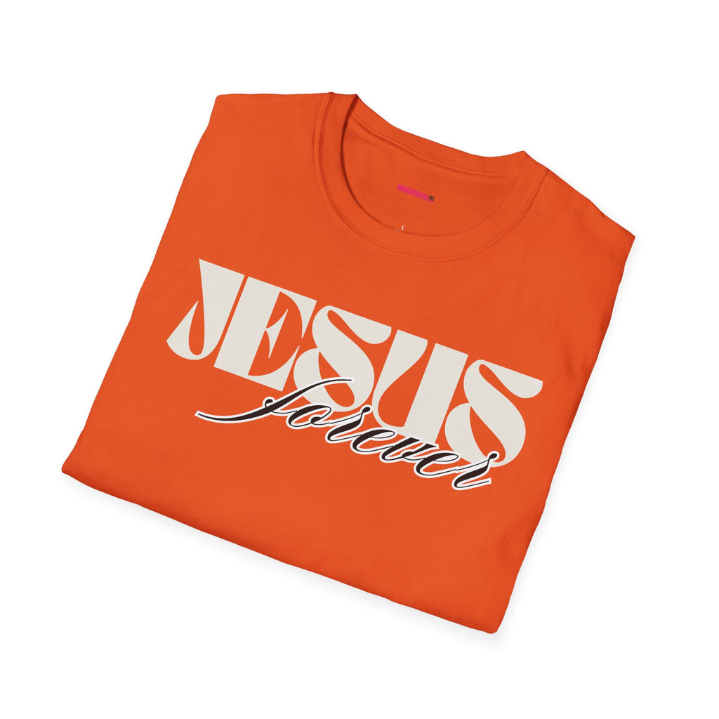 Jesus Forever Unisex T-Shirt | Comfy Casual Tee for Every Occasion, About Jesus Graphic, Classic fit