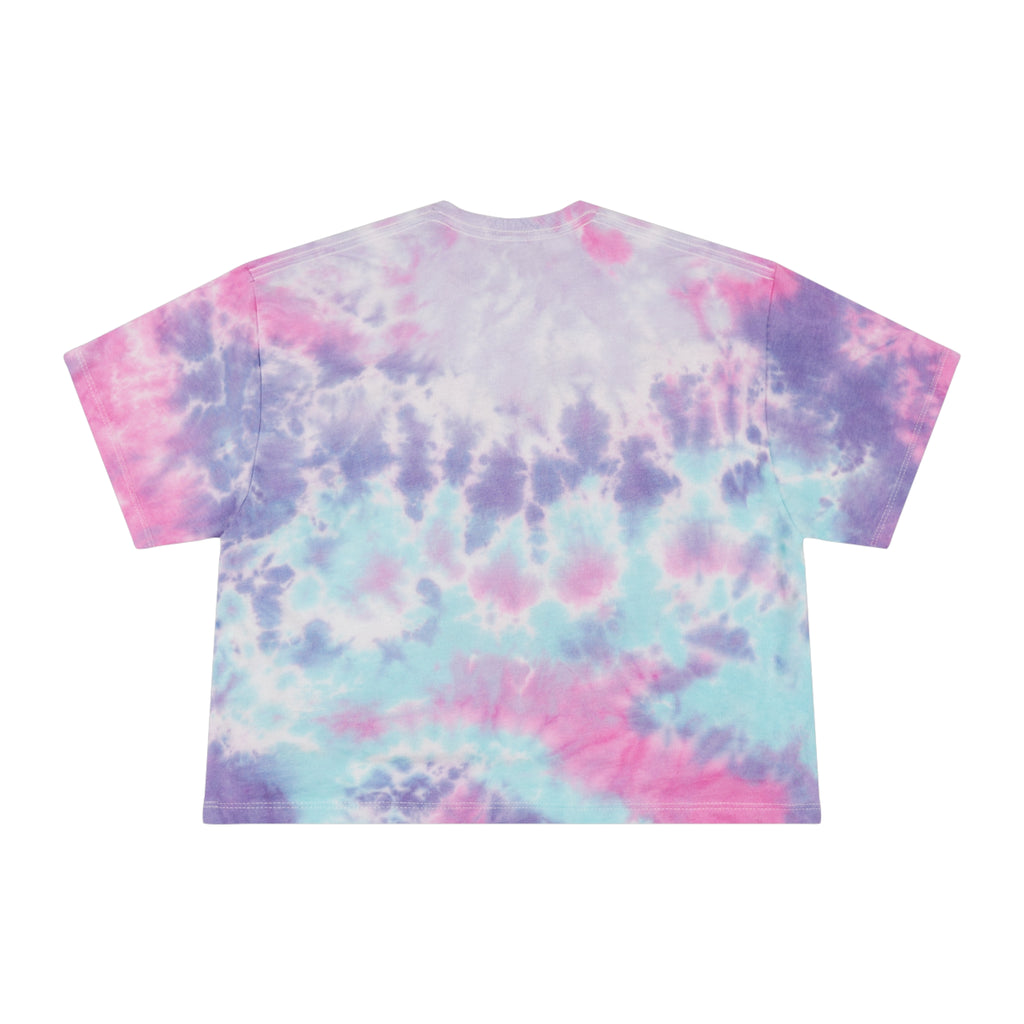 Women's Tie-Dye Crop Tee - Chill Vibes, Boho Style, Festival Fashion, Summer Essential, Unique Gift