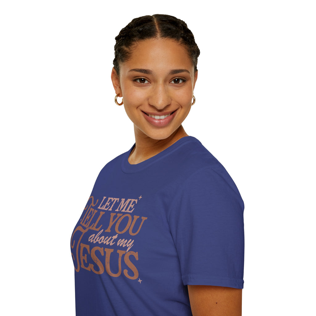 Unisex T-Shirt | Comfy Casual Tee for Every Occasion, About Jesus Graphic, Classic fit