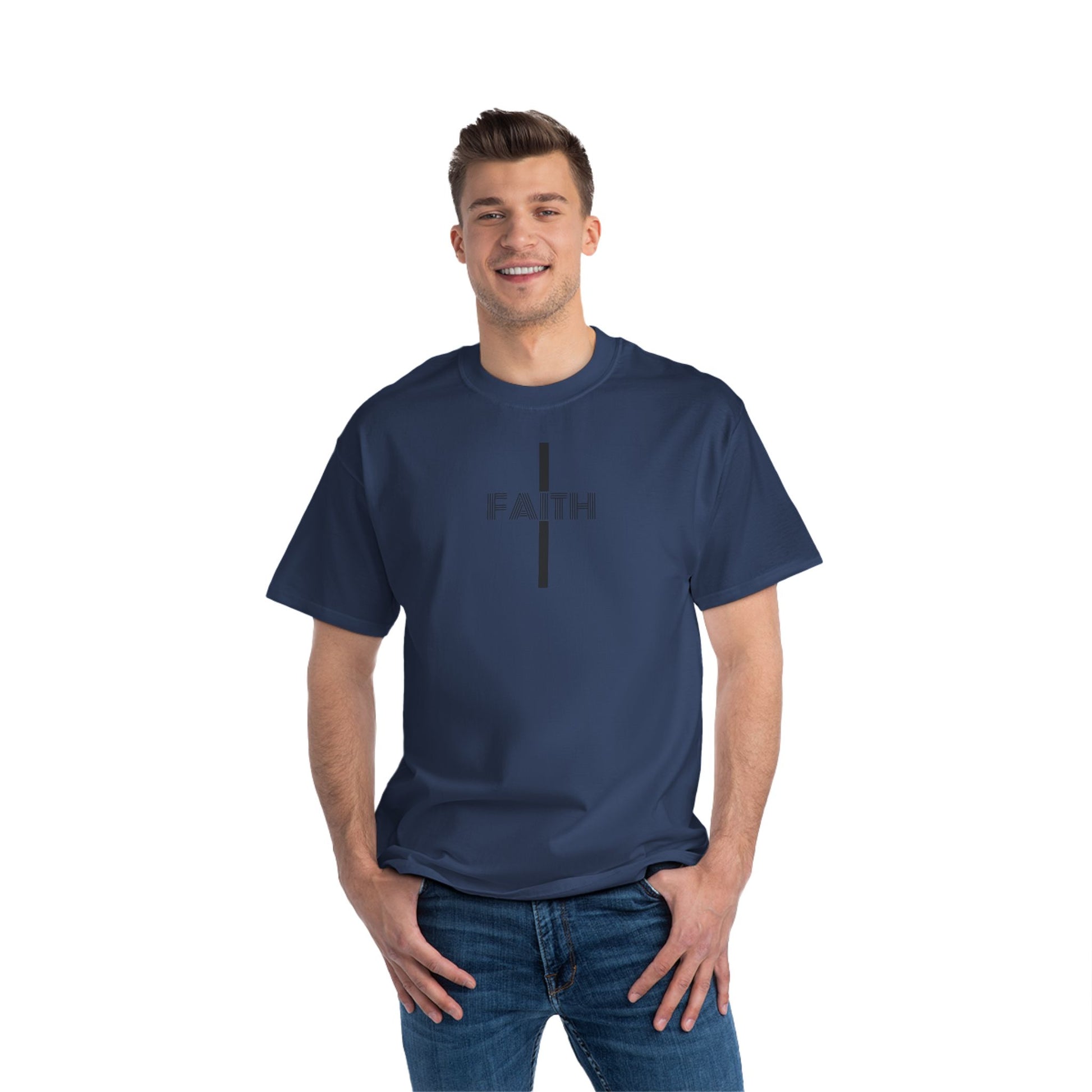 Faith-Inspired Short-Sleeve T-Shirt, Inspirational Tee, Casual Wear, Christian Apparel, Gift for Believers, Faith-Based Clothing