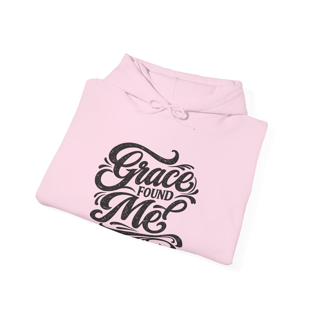 Grace Found Me Hoodie — Inspirational Christian Hoodie, Faith-Based Gift