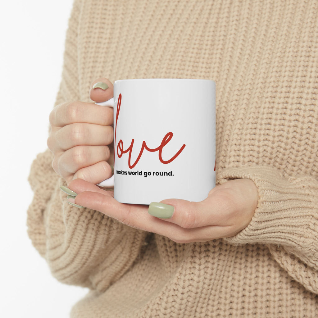 Paris Love Ceramic Mug — Eiffel Tower Coffee Cup (11oz/15oz)