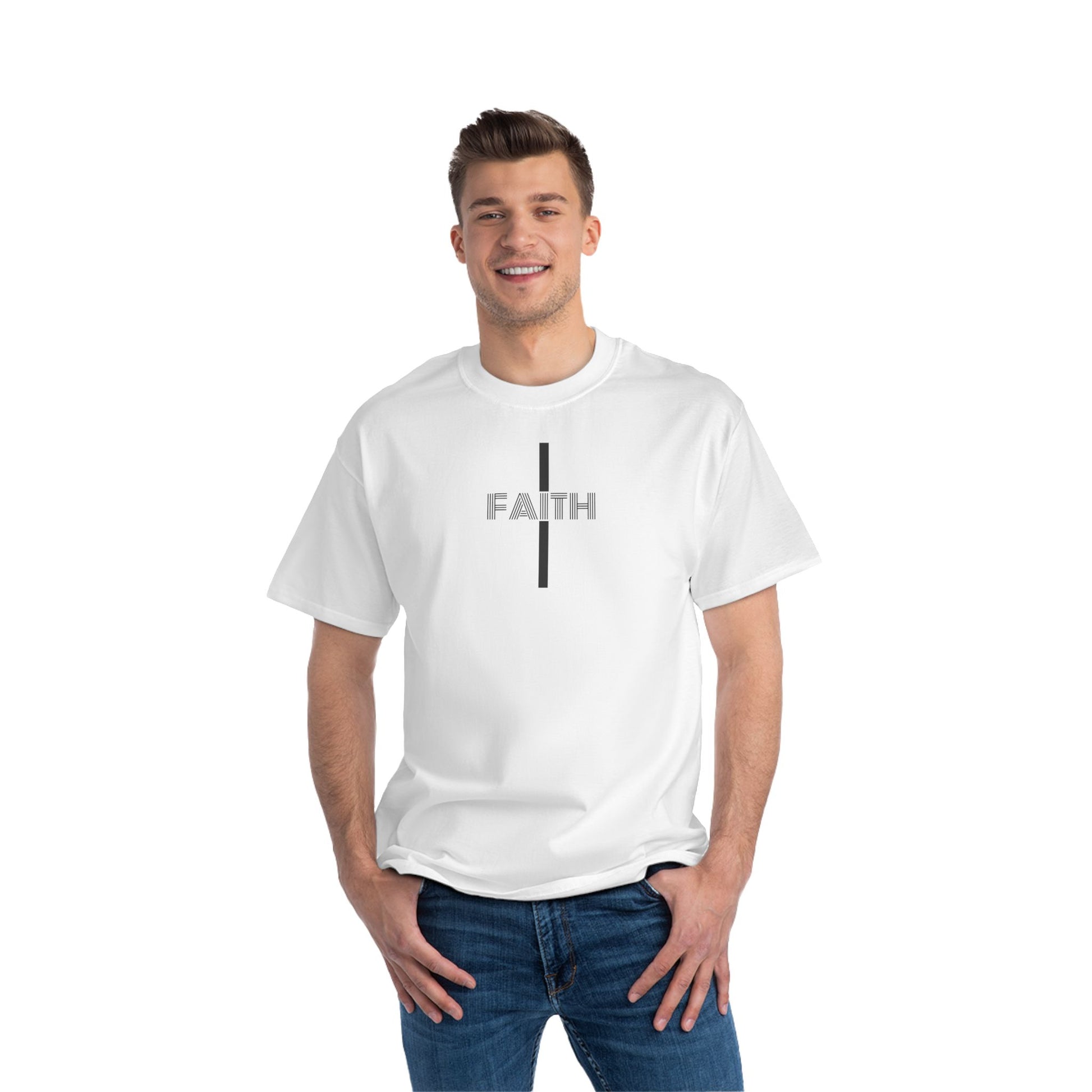 Faith-Inspired Short-Sleeve T-Shirt, Inspirational Tee, Casual Wear, Christian Apparel, Gift for Believers, Faith-Based Clothing