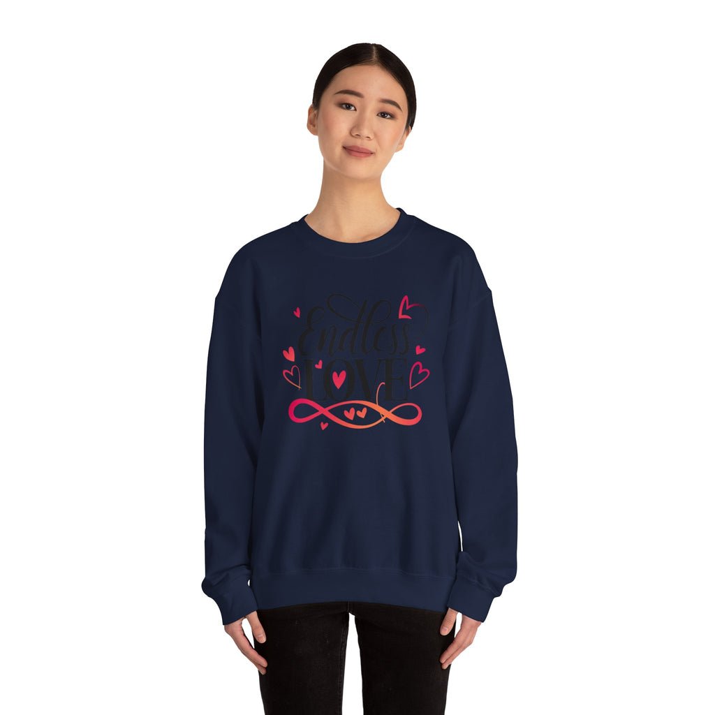 Endless Love Sweatshirt, Cozy Gift for Couples, Romantic Crewneck, Cute Love Sweatshirt, Comfortable Casual Wear, Gift for her