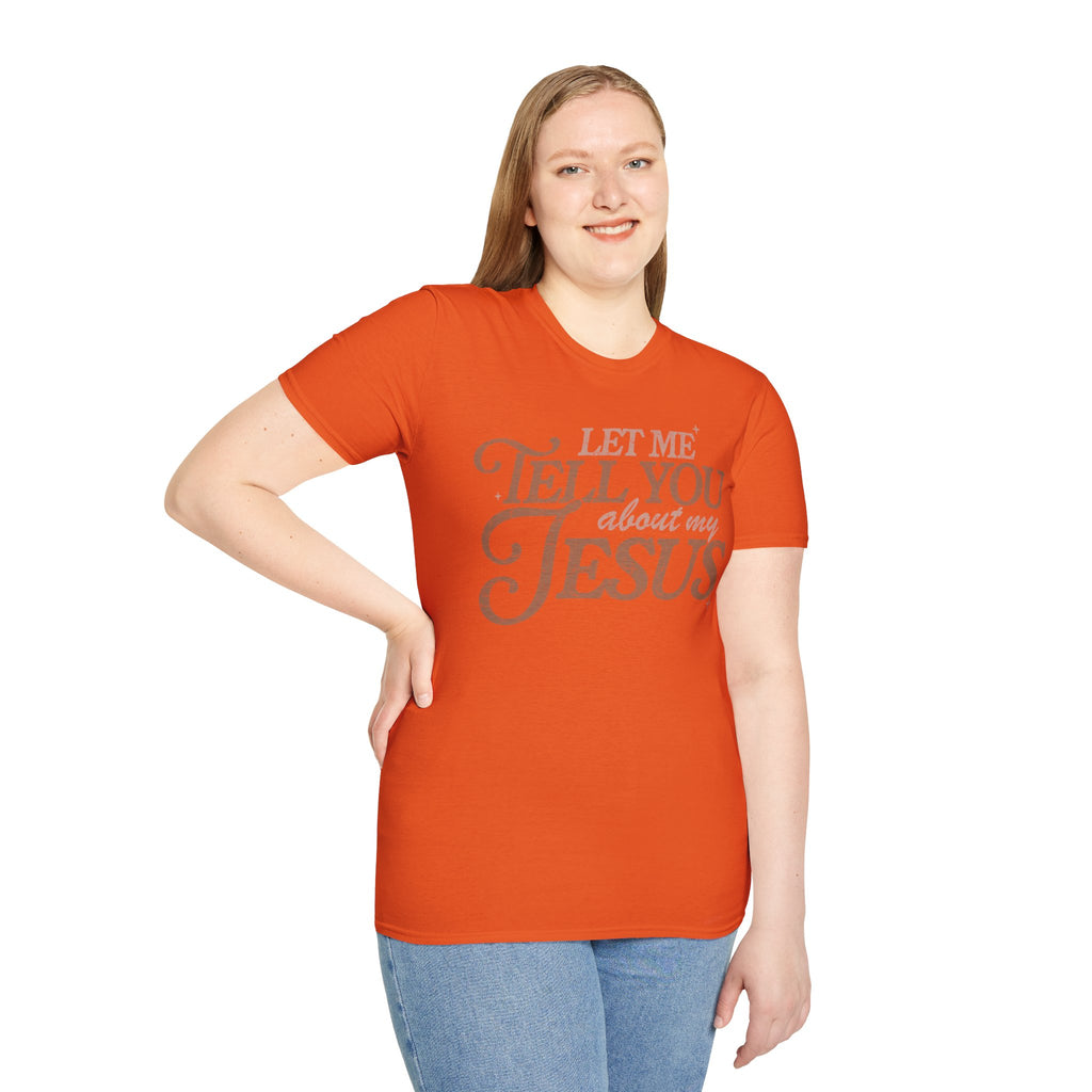 Unisex T-Shirt | Comfy Casual Tee for Every Occasion, About Jesus Graphic, Classic fit