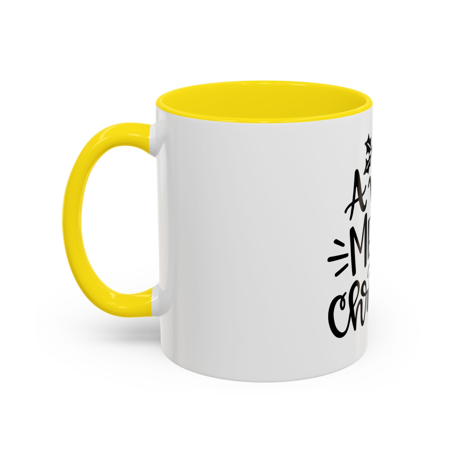 Very Merry Christmas Coffee Mug, Color Accent Mug (11oz and 15 oz)