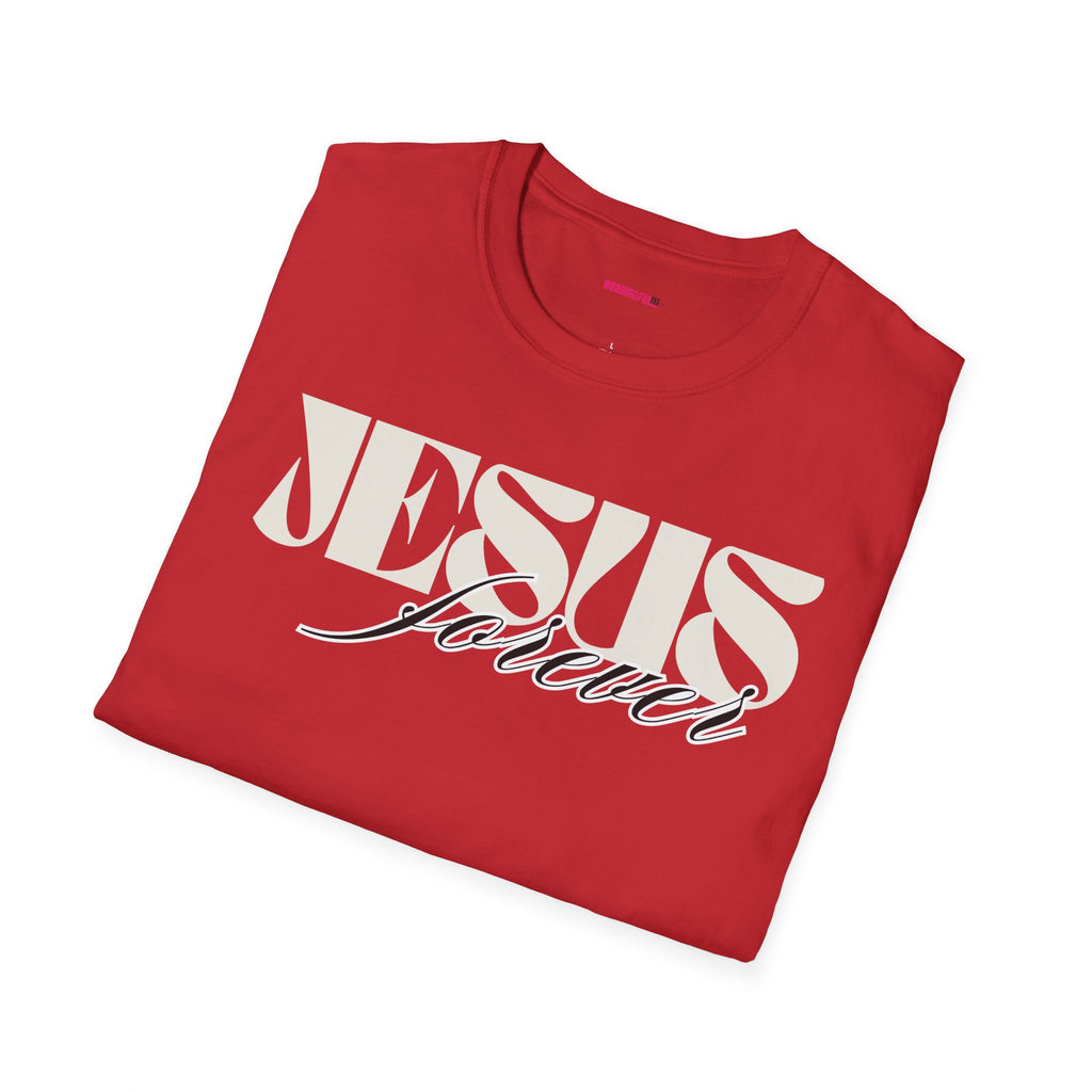 Jesus Forever Unisex T-Shirt | Comfy Casual Tee for Every Occasion, About Jesus Graphic, Classic fit