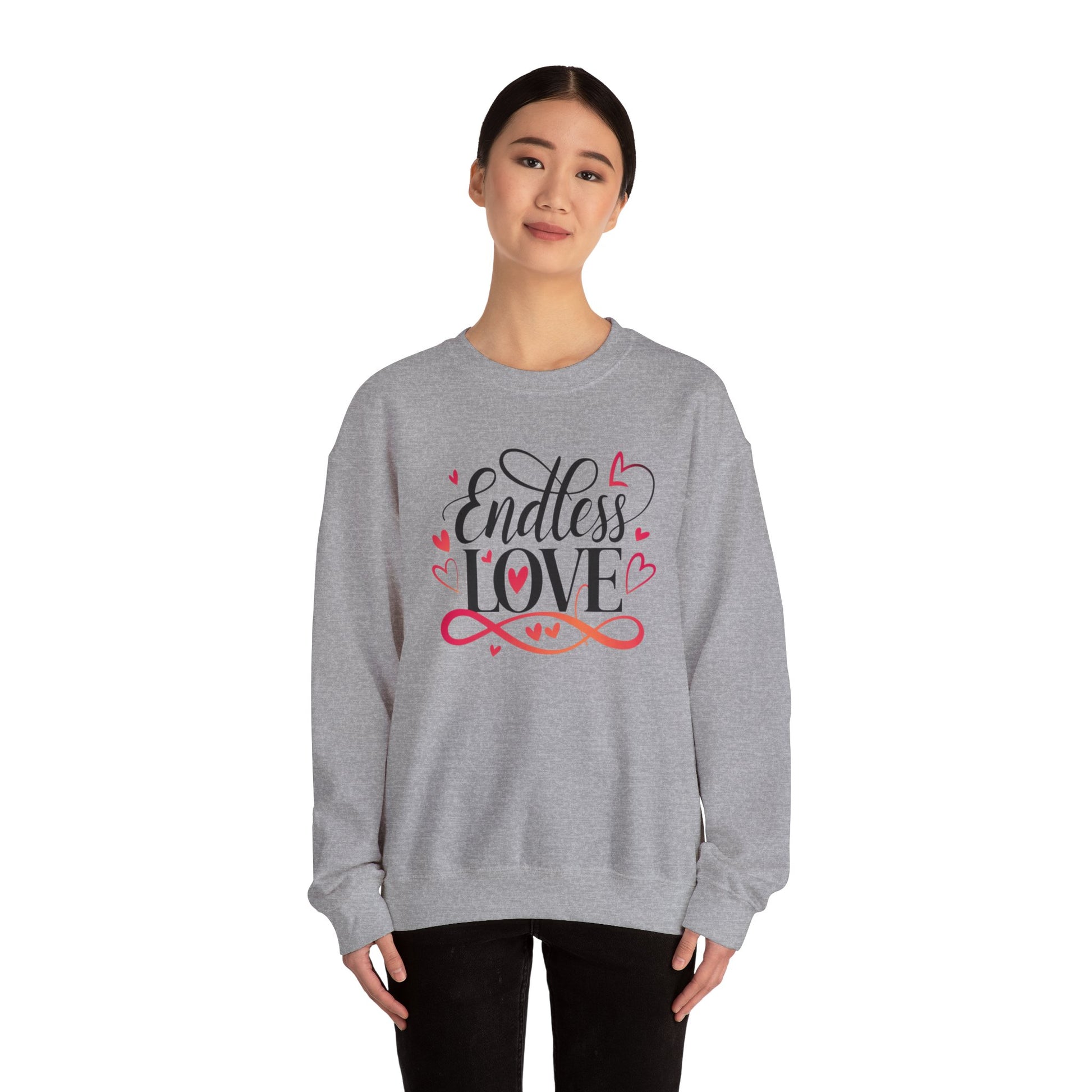 Endless Love Sweatshirt, Cozy Gift for Couples, Romantic Crewneck, Cute Love Sweatshirt, Comfortable Casual Wear, Gift for her