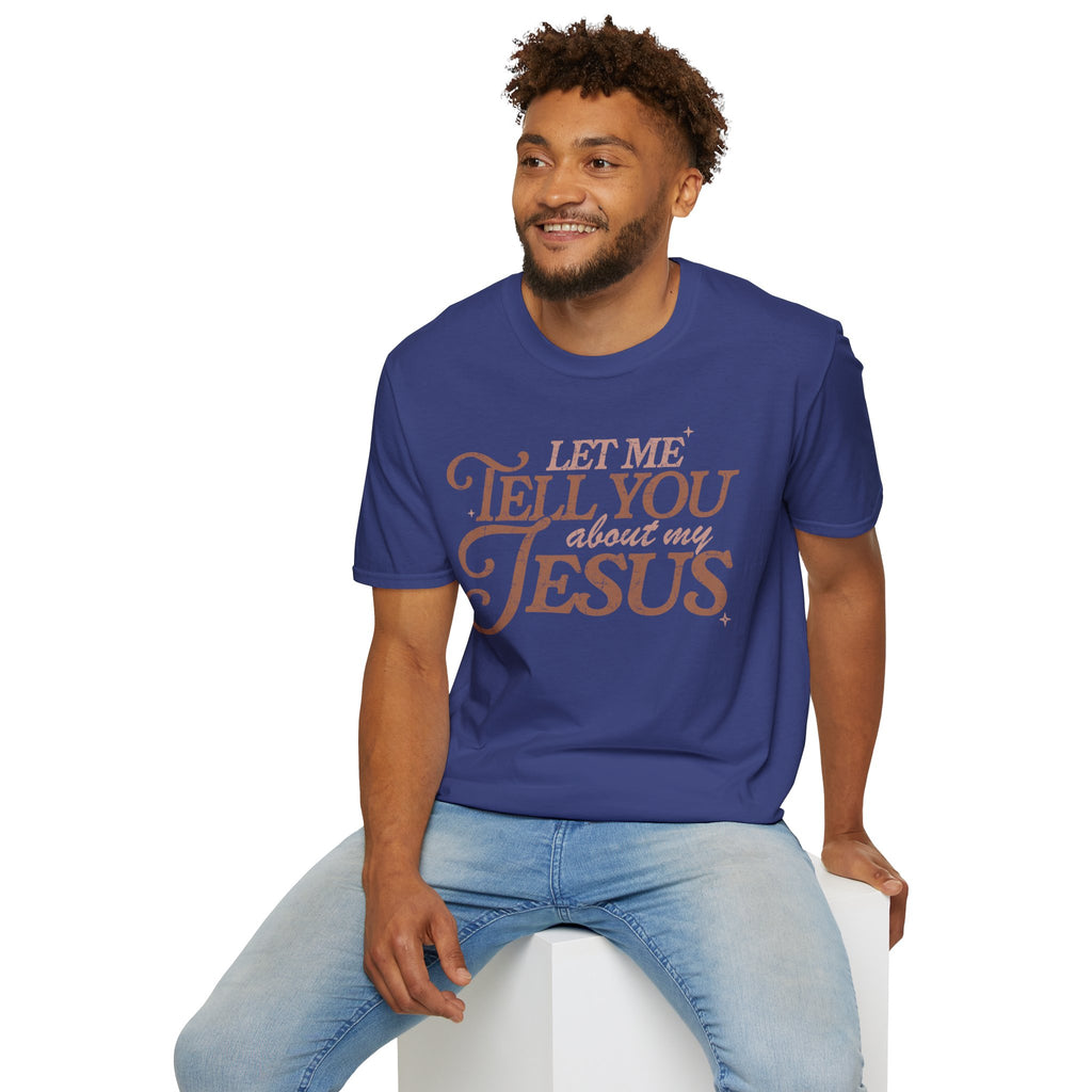 Unisex T-Shirt | Comfy Casual Tee for Every Occasion, About Jesus Graphic, Classic fit