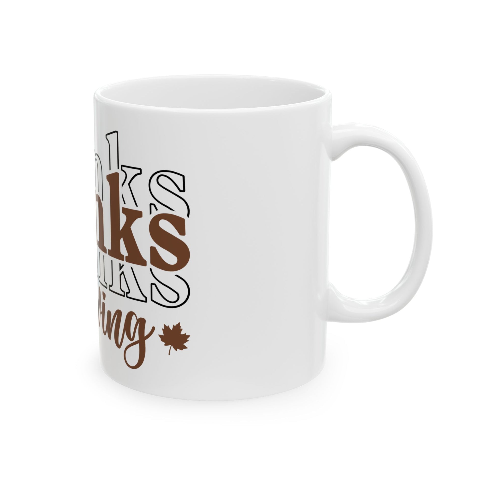 Thanksgiving Ceramic Mug, Coffee Cup (11oz/15oz)