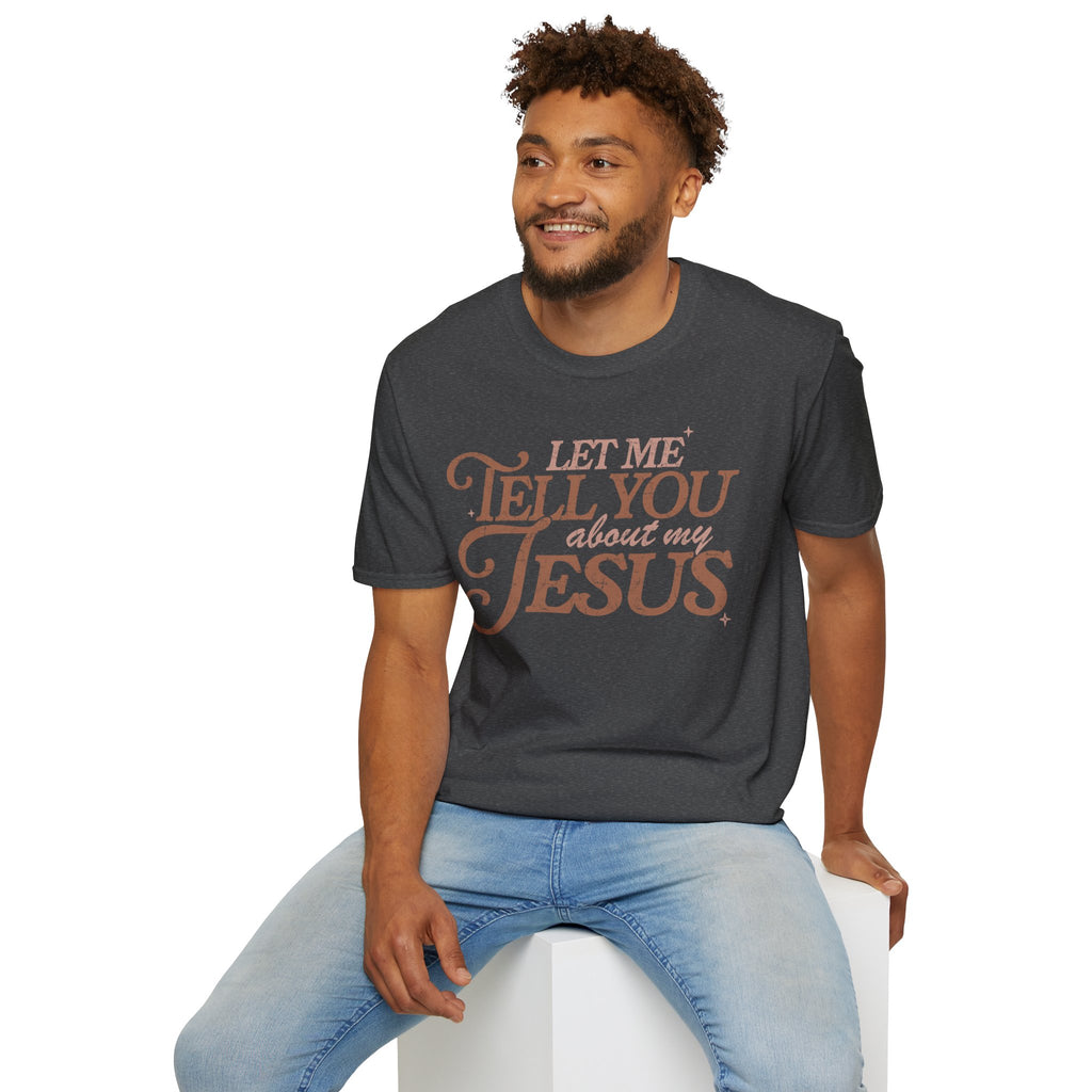 Unisex T-Shirt | Comfy Casual Tee for Every Occasion, About Jesus Graphic, Classic fit
