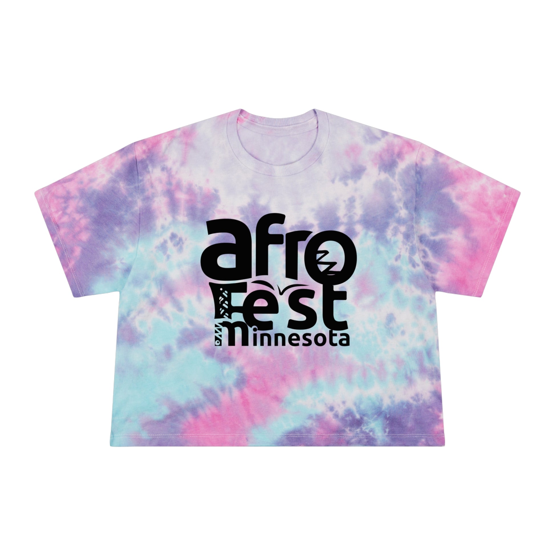 Women's Tie-Dye Crop Tee - Chill Vibes, Boho Style, Festival Fashion, Summer Essential, Unique Gift