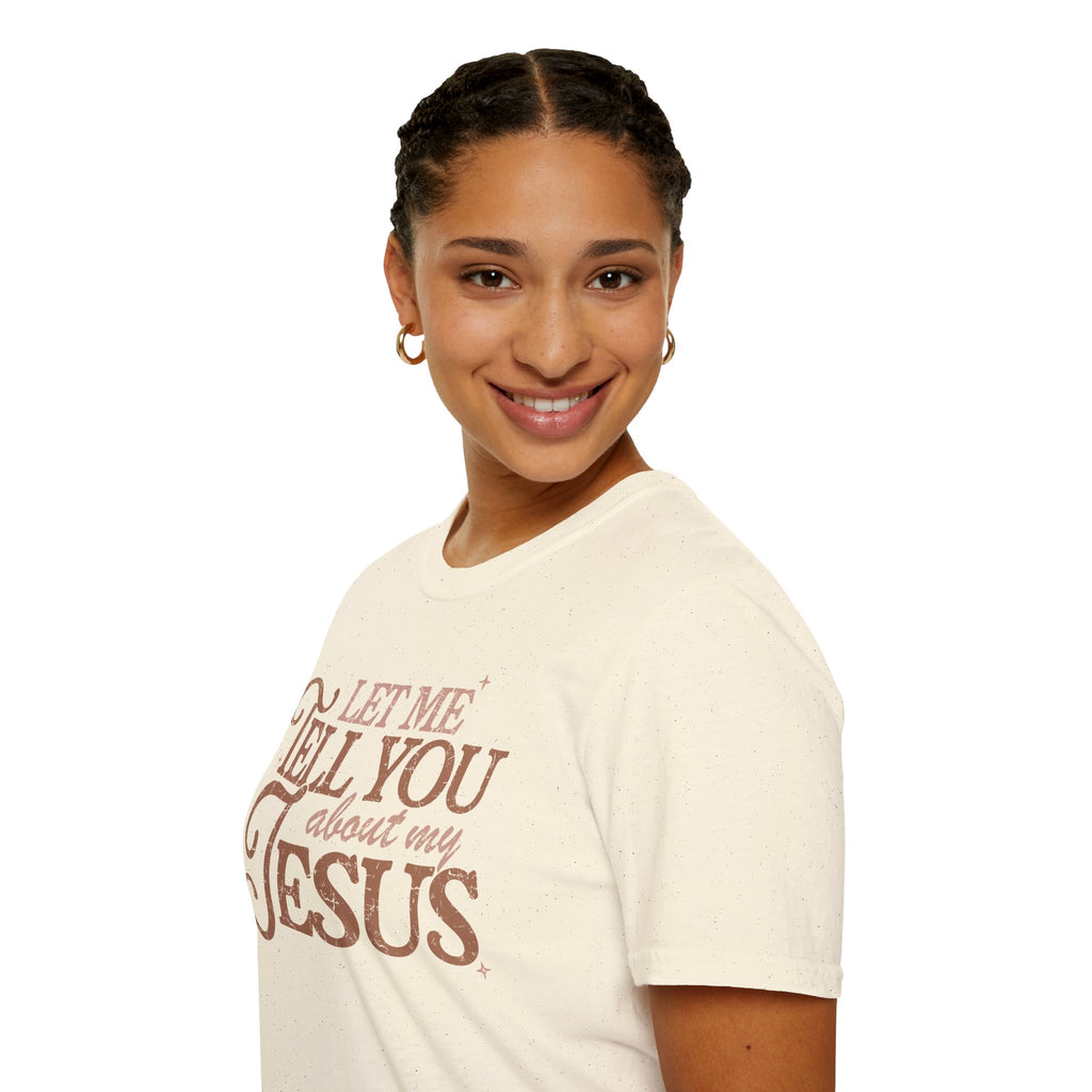 Unisex T-Shirt | Comfy Casual Tee for Every Occasion, About Jesus Graphic, Classic fit