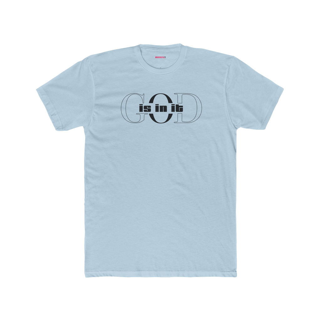 Unisex Cotton Crew Shirt, Minimalist Graphic Tee for Modern Minimalists, Faith-Based, Casual Wear, Everyday Style, Gift for Him or Her