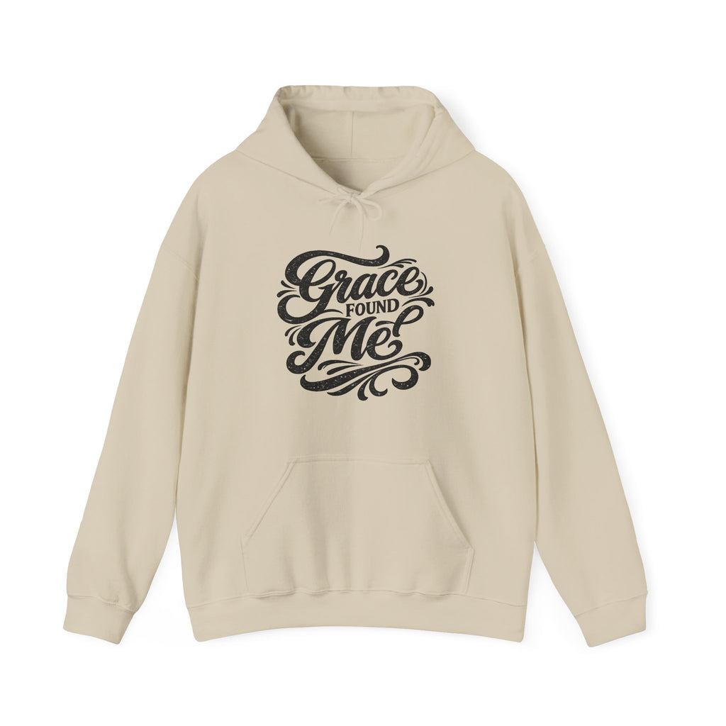 Grace Found Me Hoodie — Inspirational Christian Hoodie, Faith-Based Gift