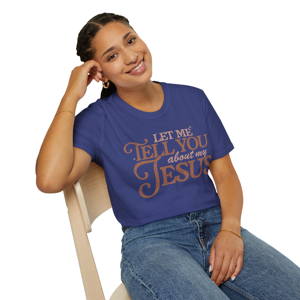 Unisex T-Shirt | Comfy Casual Tee for Every Occasion, About Jesus Graphic, Classic fit