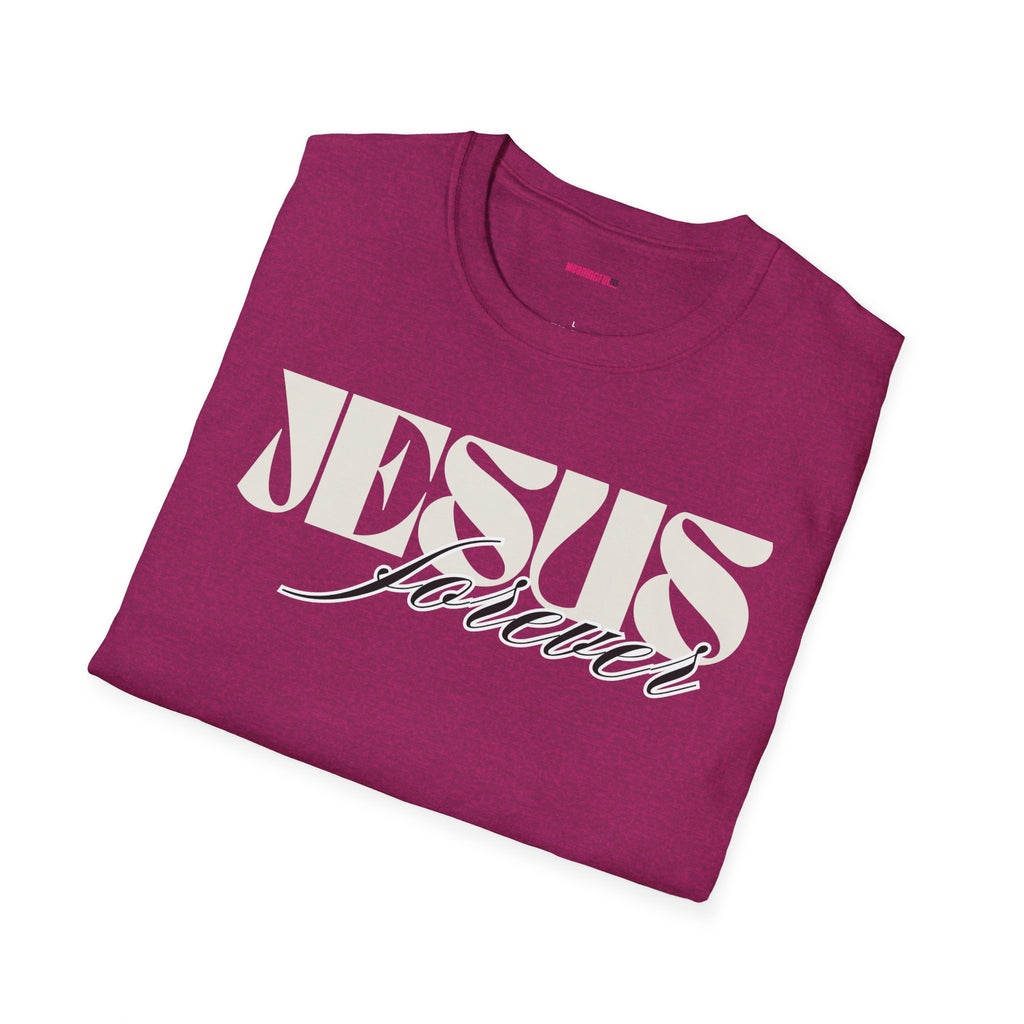 Jesus Forever Unisex T-Shirt | Comfy Casual Tee for Every Occasion, About Jesus Graphic, Classic fit