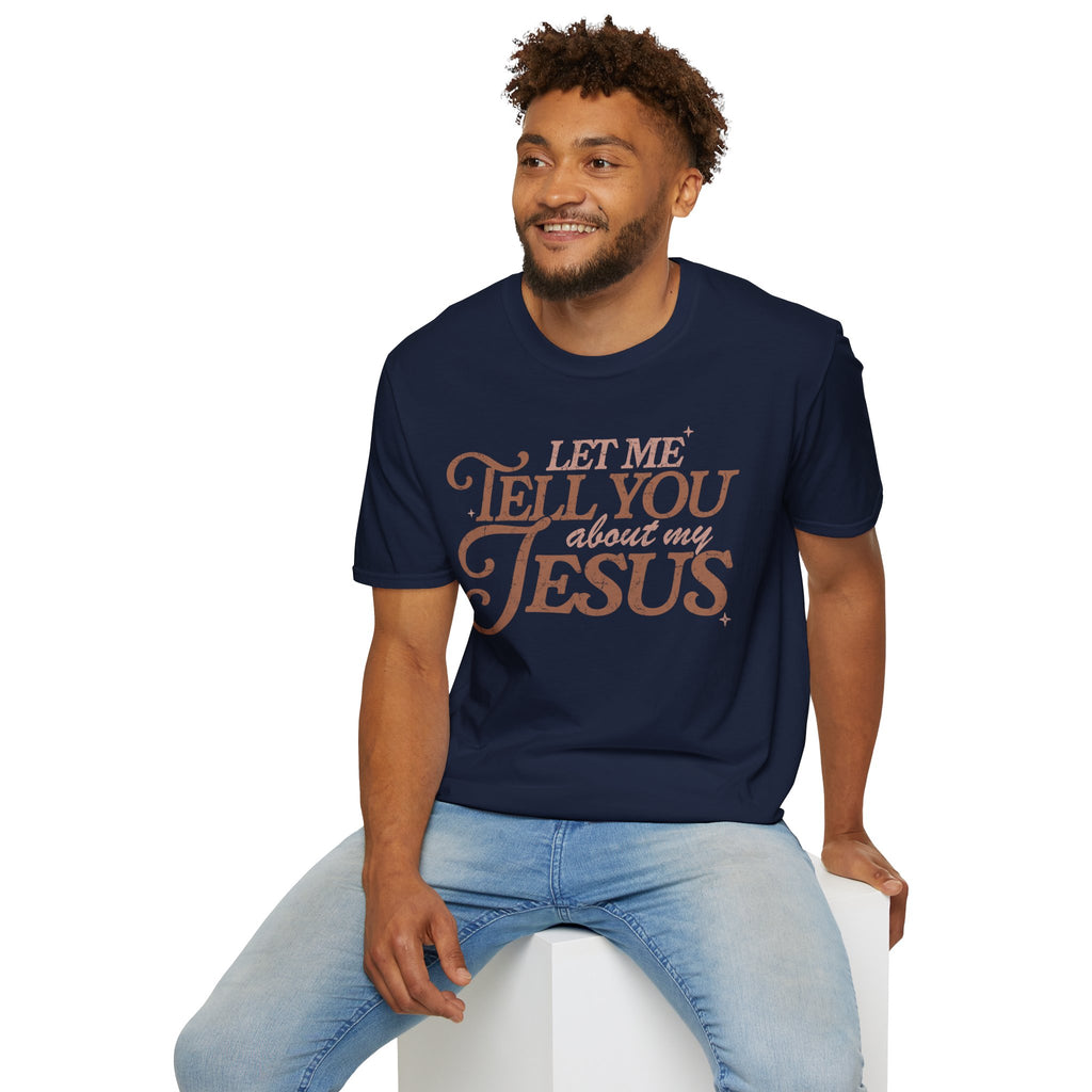 Unisex T-Shirt | Comfy Casual Tee for Every Occasion, About Jesus Graphic, Classic fit
