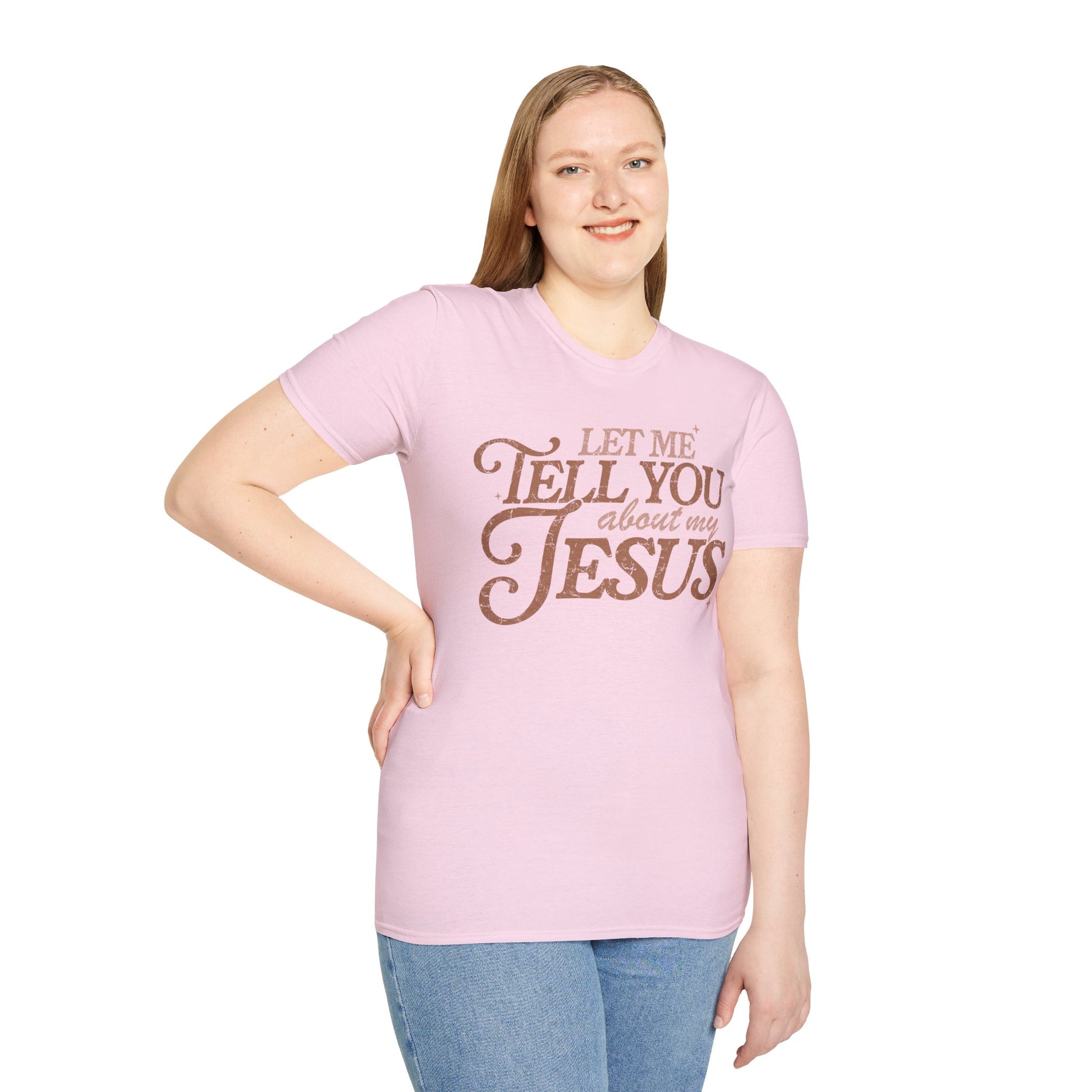 Unisex T-Shirt | Comfy Casual Tee for Every Occasion, About Jesus Graphic, Classic fit