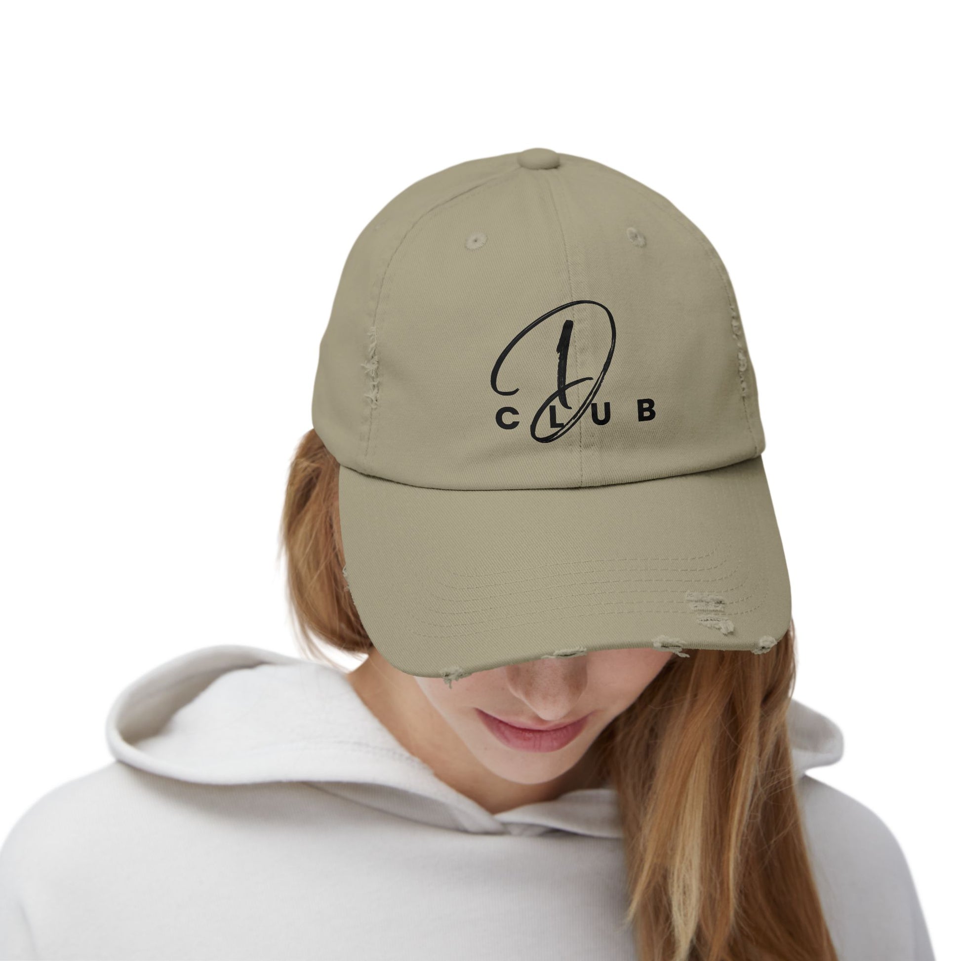 Unisex Distressed Cap, D Club style, Casual Wear, Gift for Friends, Everyday [...]