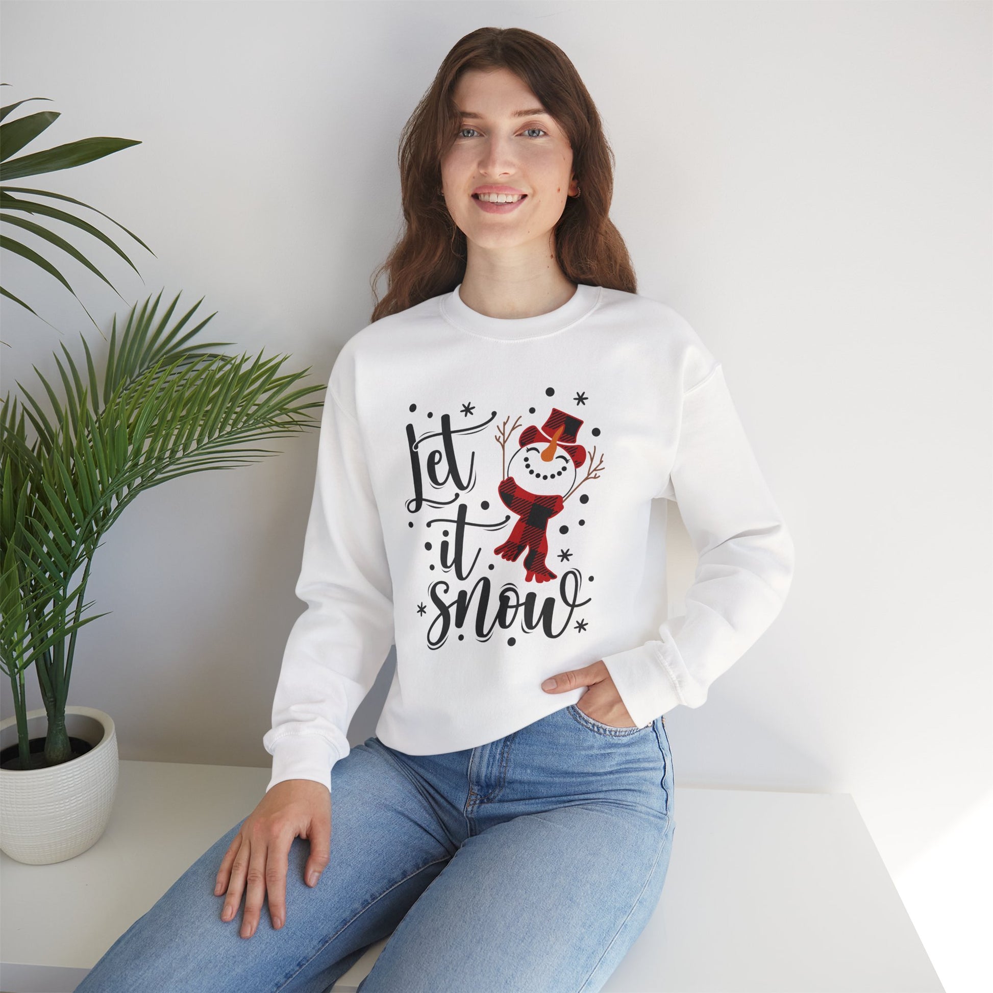 Let It Snow Sweatshirt for Cozy Winter Fun